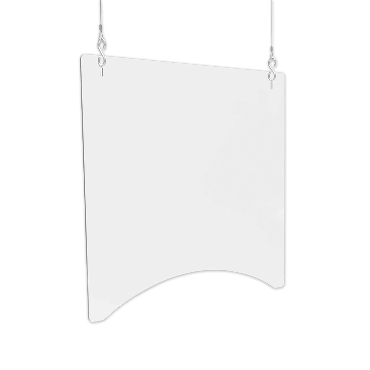 Hanging Barrier | deflecto® Polycarbonate 2-Pack
