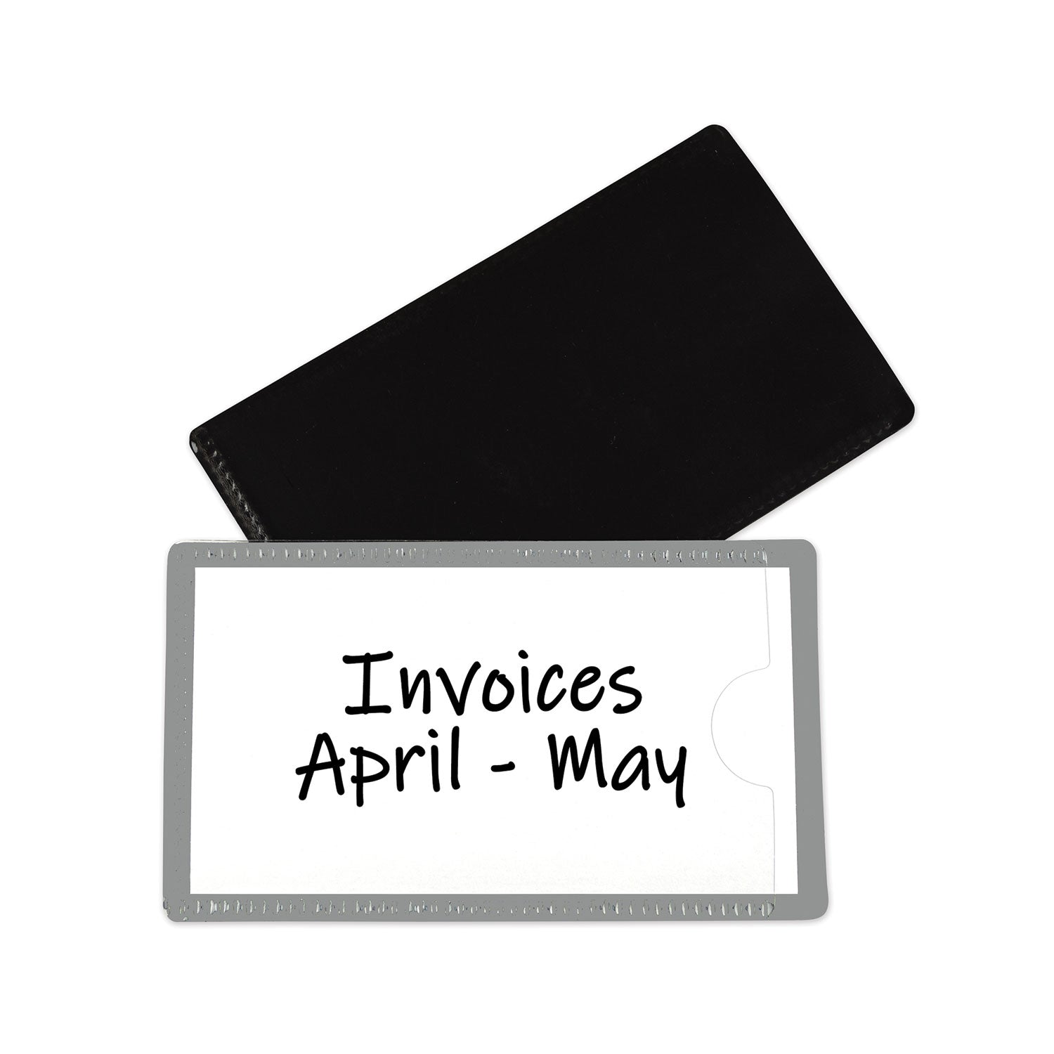 Magnetic Label Holders | Gray, 10/Pack, C-Line®