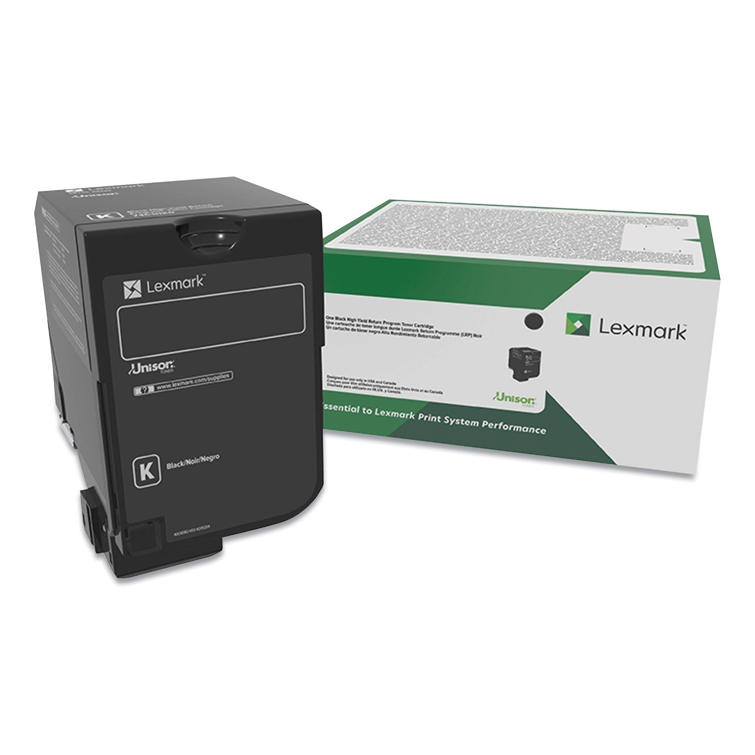 Lexmark 74C00KG Return Program Toner | Black
