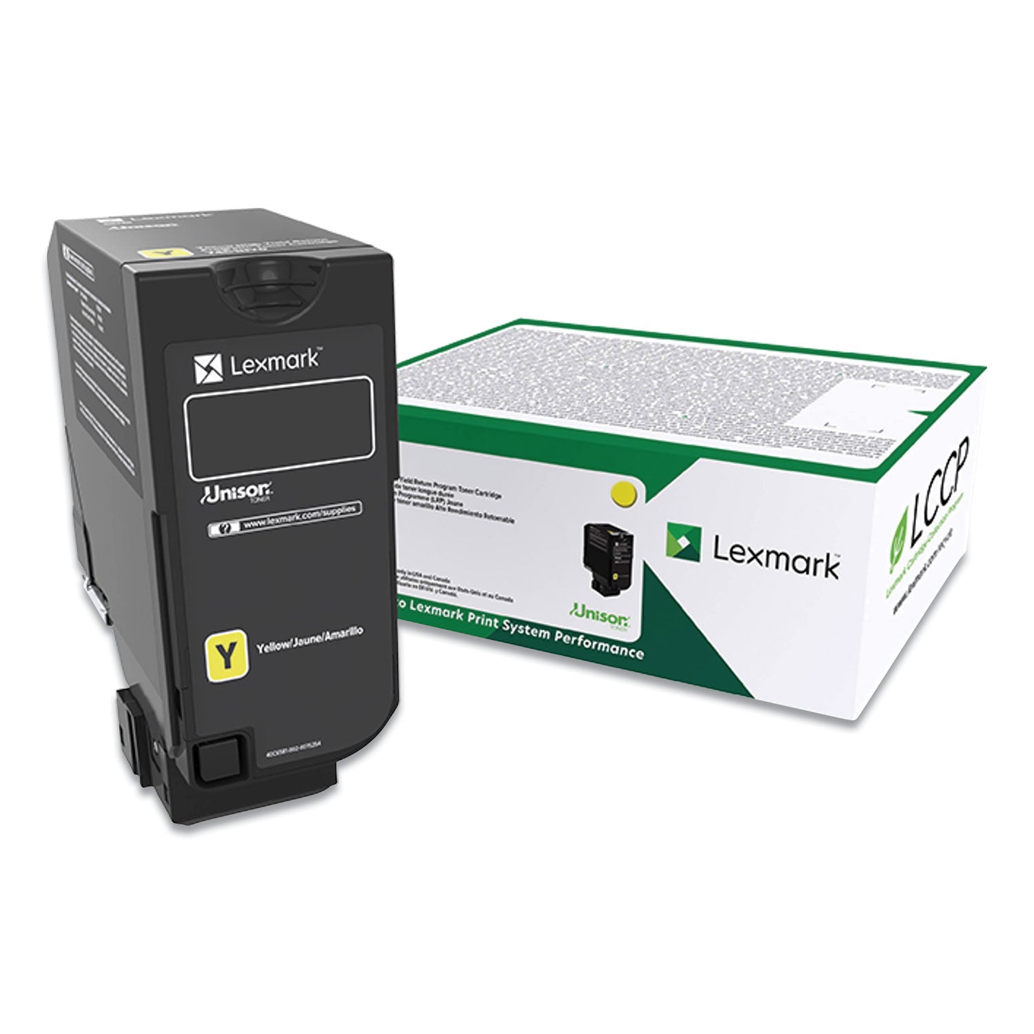 Lexmark 74c00yg Toner | Return Program, Yellow