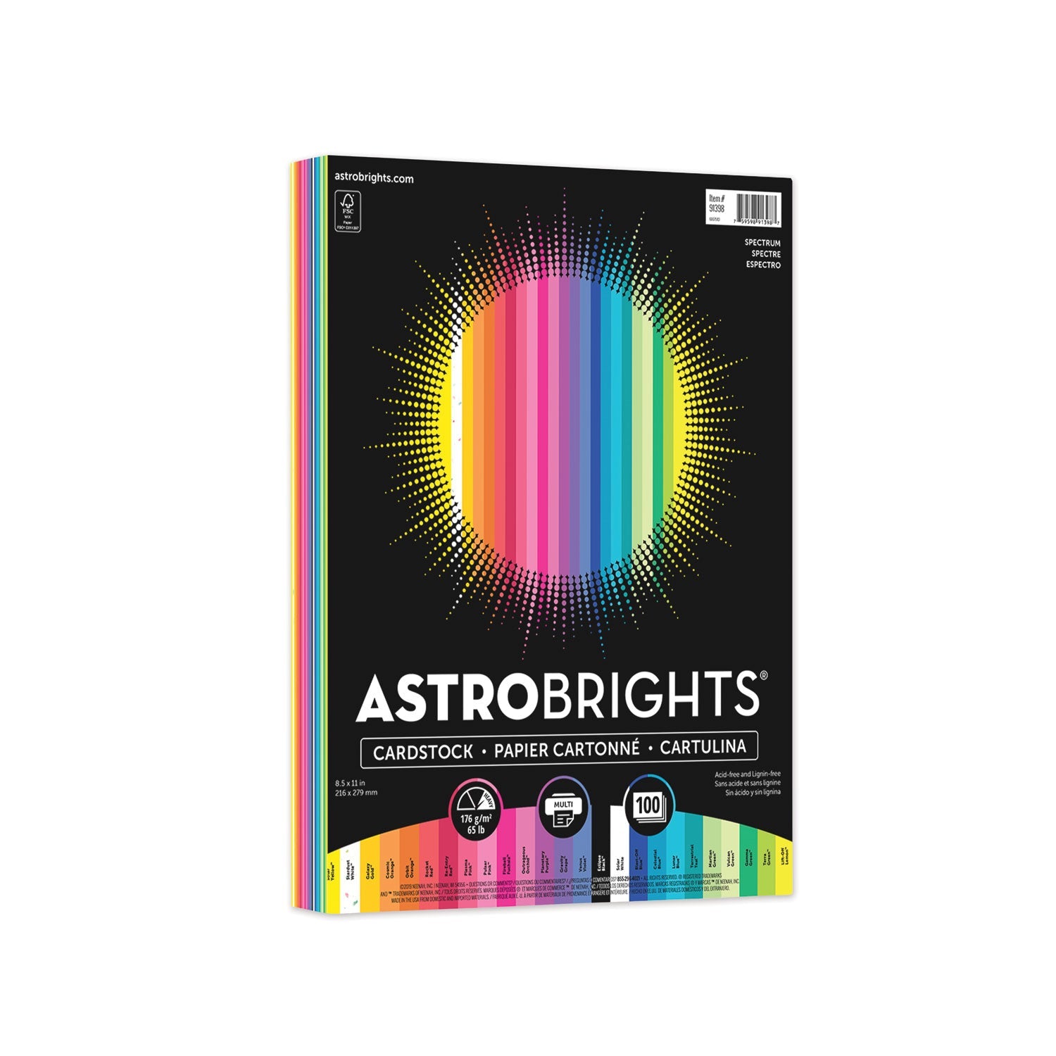 Astrobrights Color Cardstock | Assorted 100/Pack