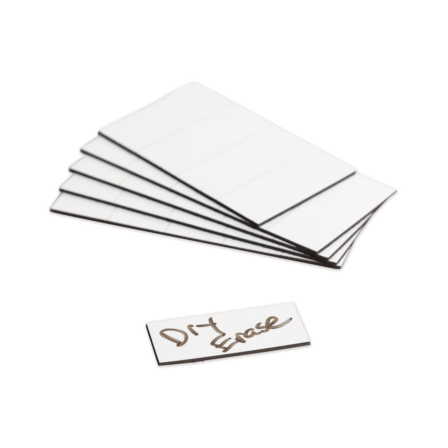Dry Erase Magnetic Tape Strips | 25-Pack