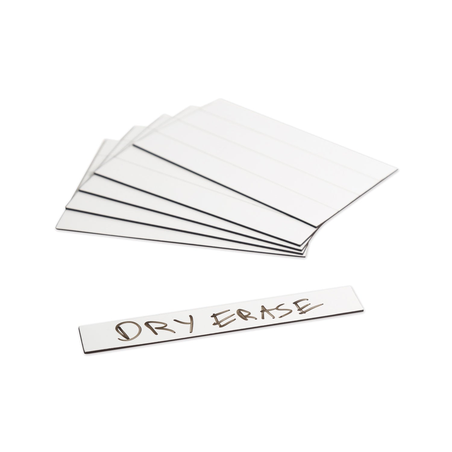 Dry Erase Magnetic Tape Strips | 25-Pack