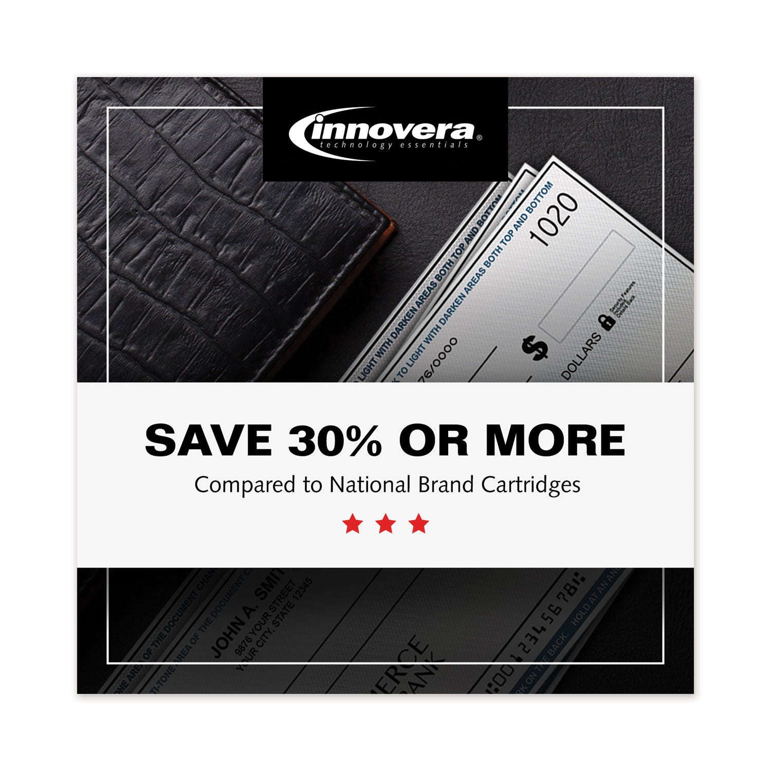 Innovera® Remanufactured Black High-Yield MICR Toner, Replacement for 61XM (C8061XM), 10,000 Page-Yield