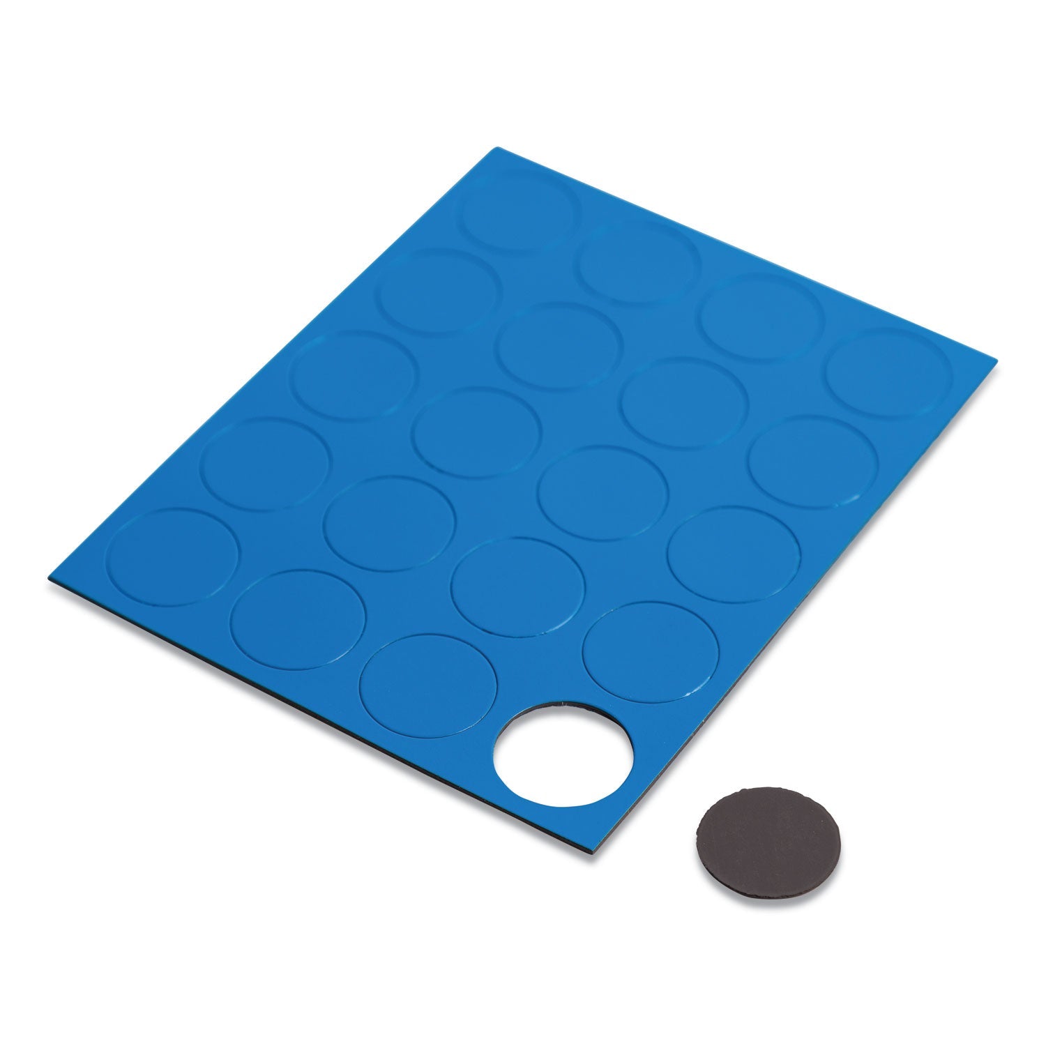 Heavy-Duty Board Magnets | Blue 20-Pack