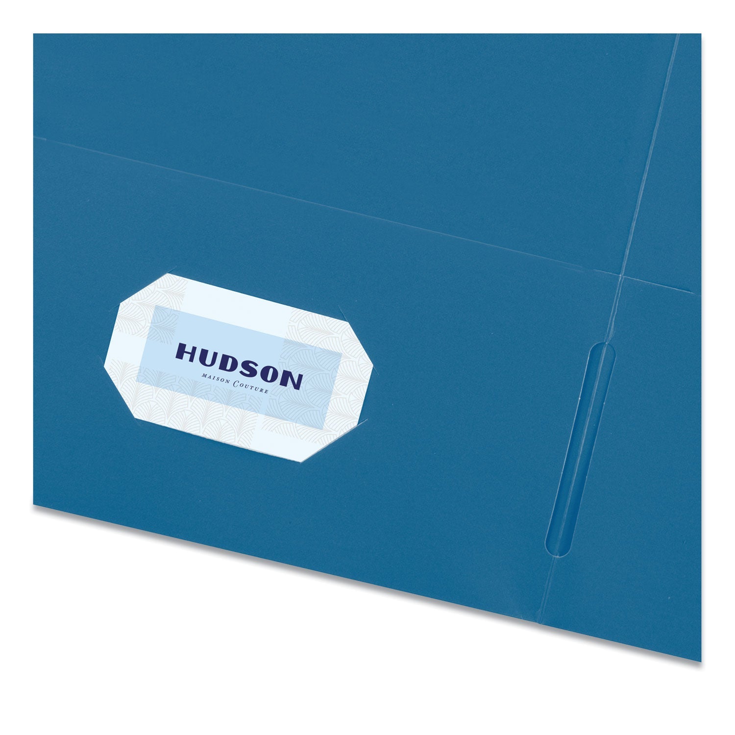 Avery® Two-Pocket Folder, 40-Sheet Capacity, 11 X 8.5, Light Blue, 25/box