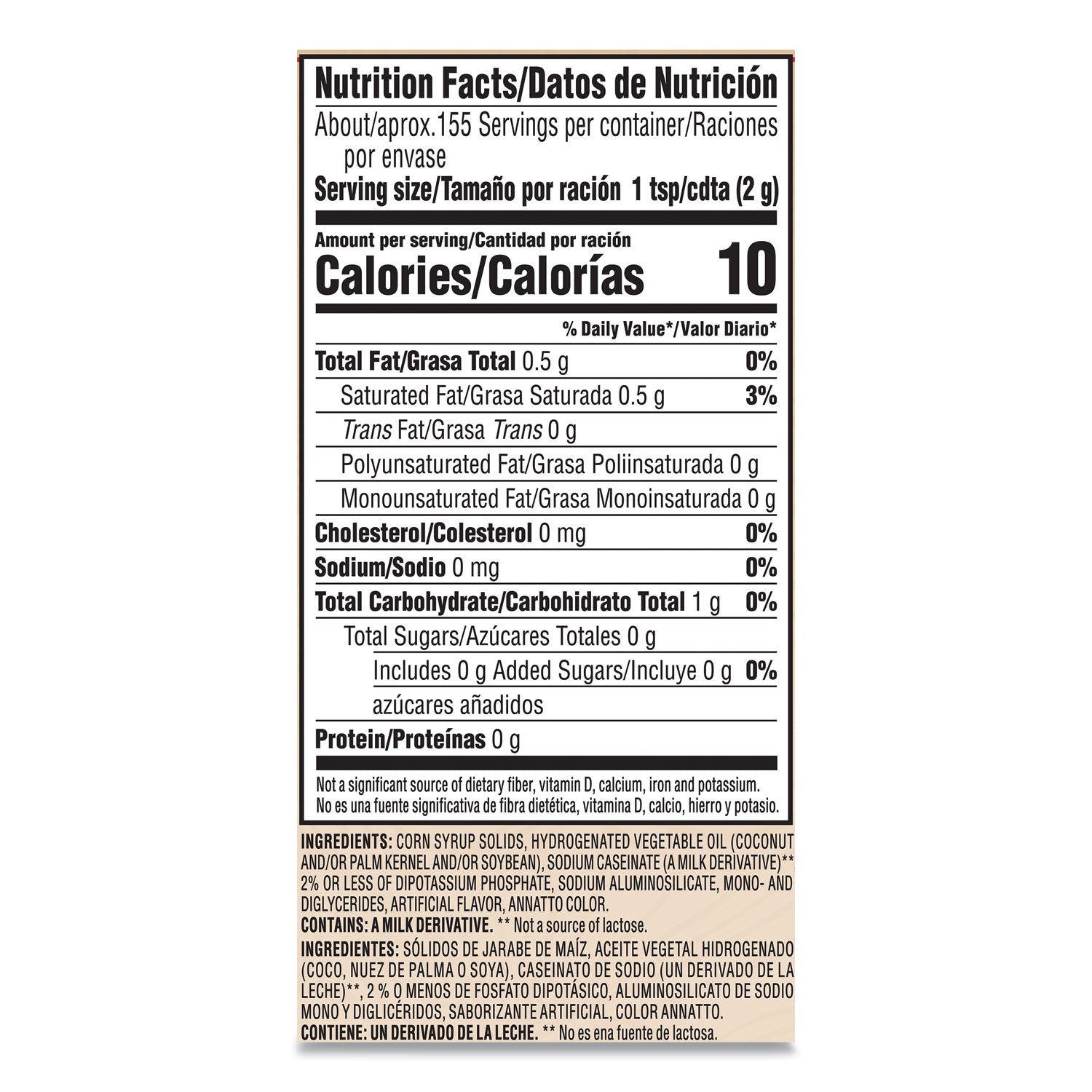 Coffee mate® Original Flavor Powdered Creamer, 11 oz Canister