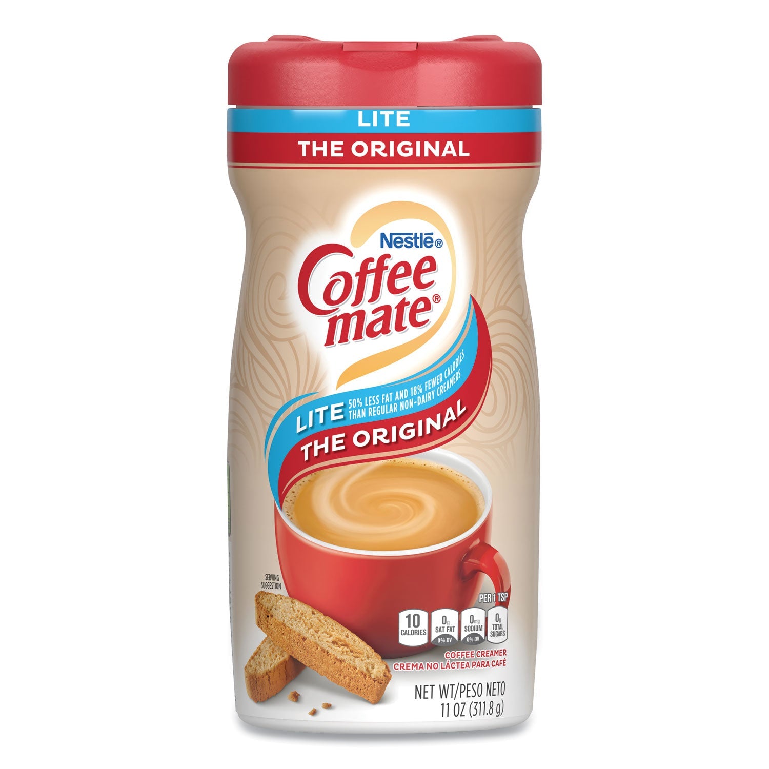 Coffee mate® Original Lite Powdered Creamer, 11 oz Canister