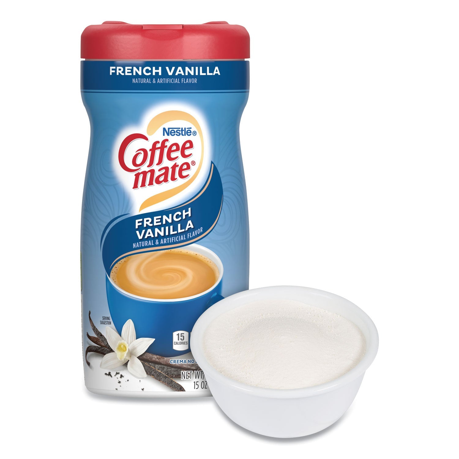Coffee mate® French Vanilla Creamer Powder, 15 oz Canister