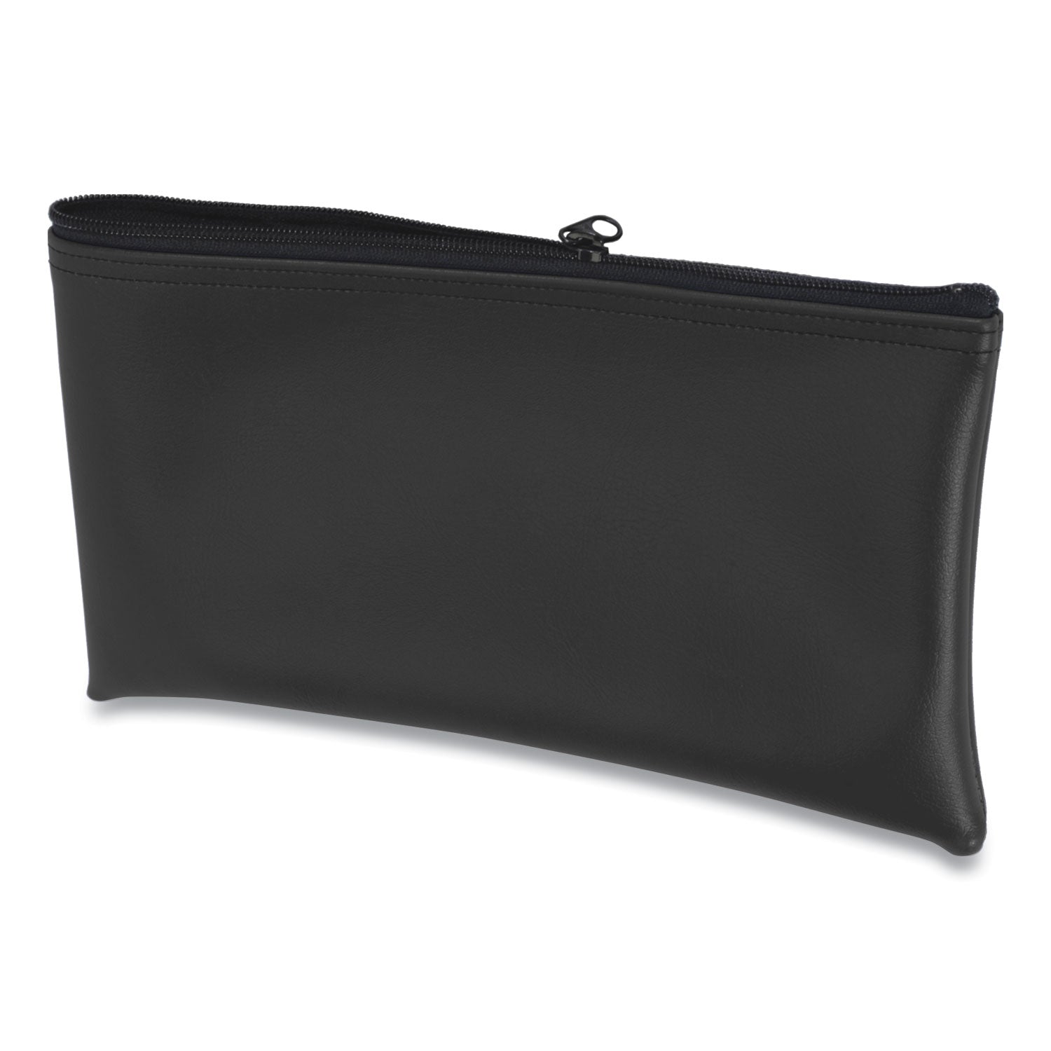 Fabric Deposit Bag | 6x11 Reusable Vinyl, Black