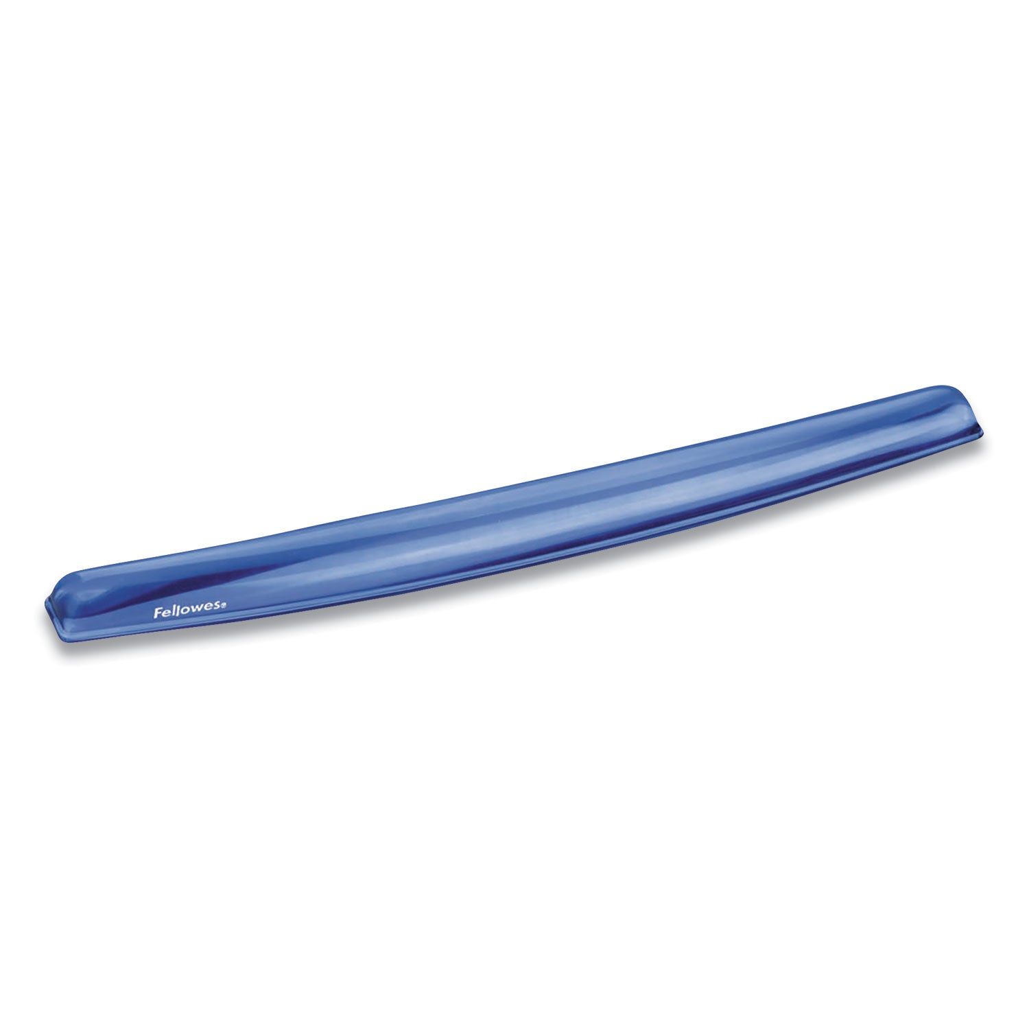 Fellowes® Gel Crystals Keyboard Wrist Rest, 18.5 x 2.25, Blue
