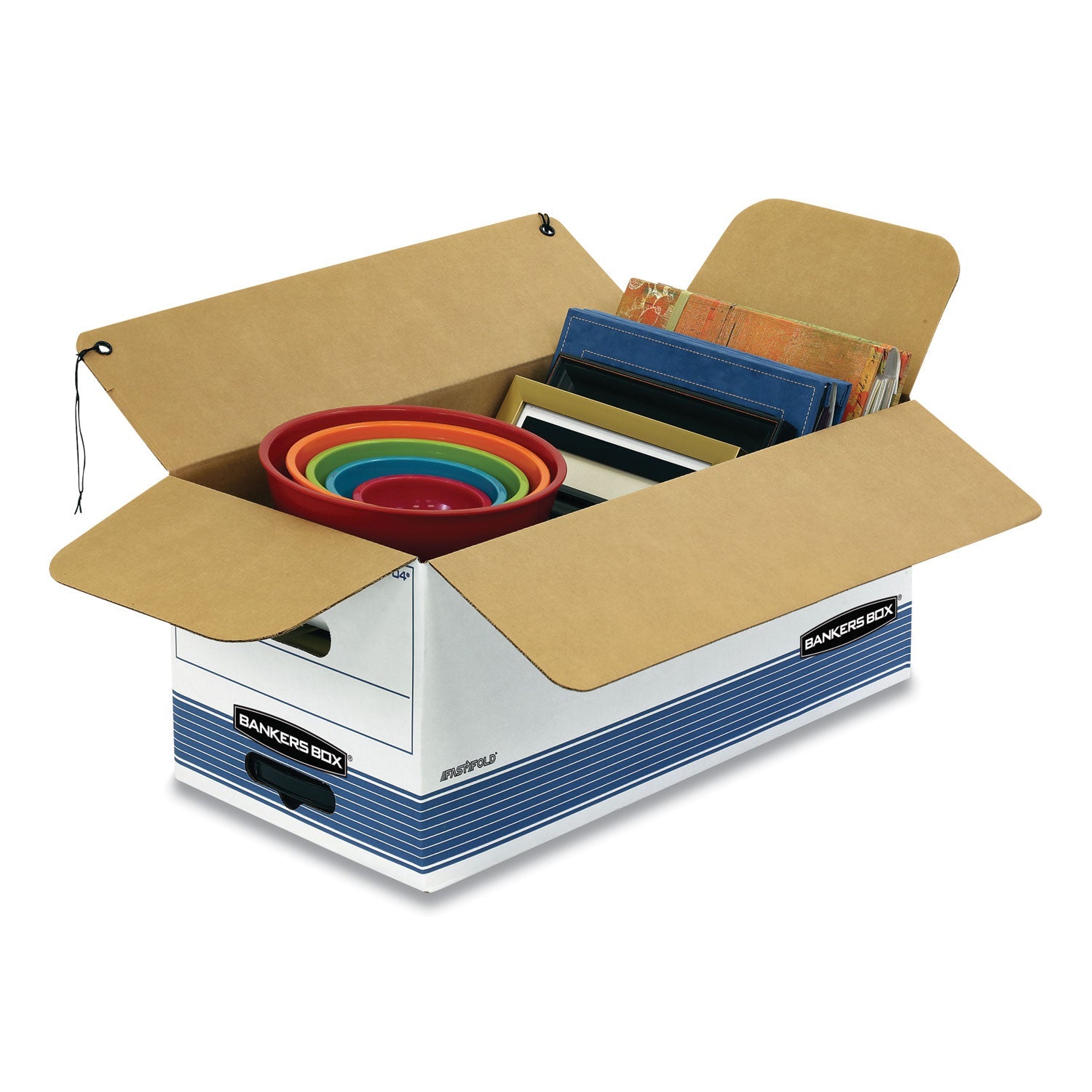 Bankers Box® Stor/file Medium-Duty Strength Storage Boxes, Letter Files, 12" X 24.13" X 10.25", White, 20/carton