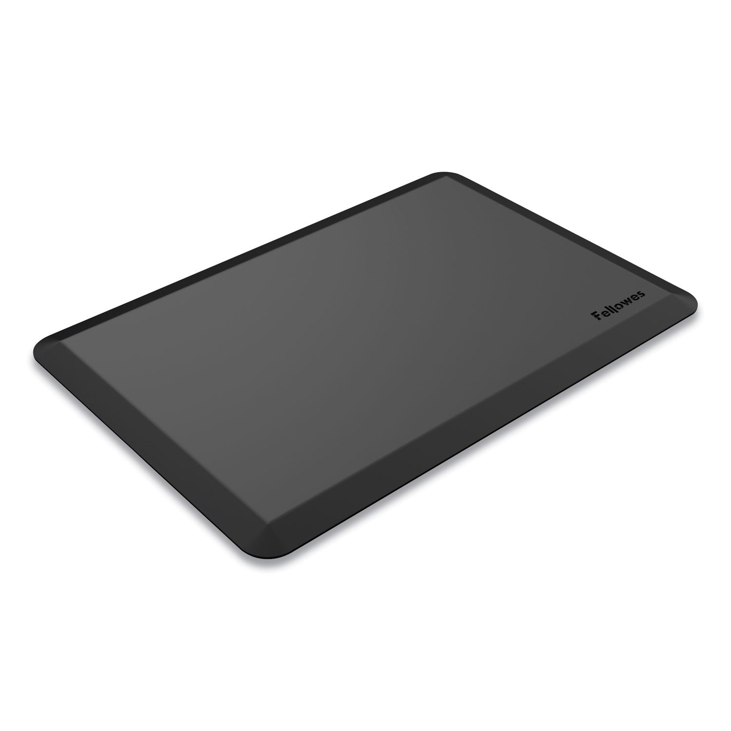 Fellowes® Anti-Fatigue Wellness Mat, Rectangular; Beveled Edges, 36 X 24, Black