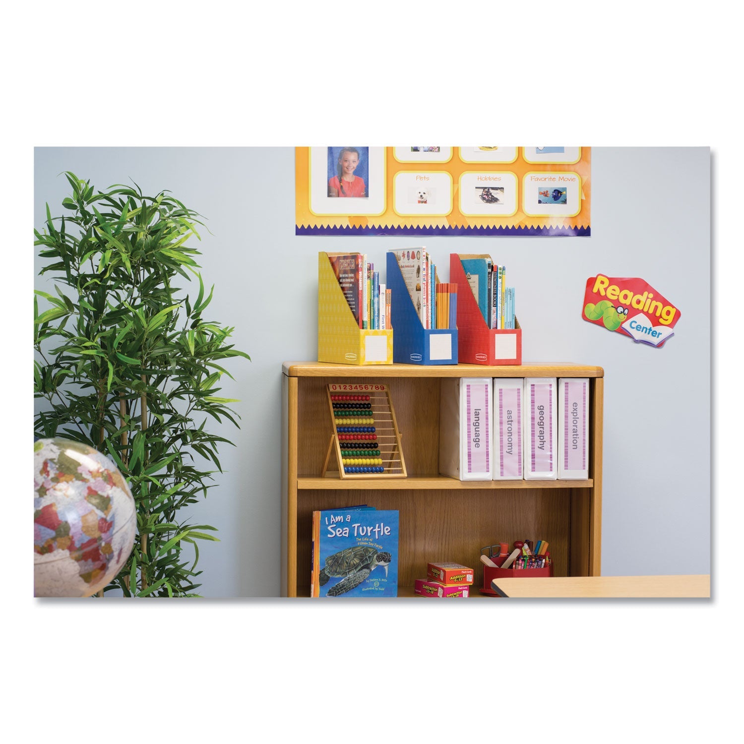 Bankers Box® Extra-Wide Cardboard Magazine File, 4.25 x 11.38 x 12.88, Assorted, 6/Pack