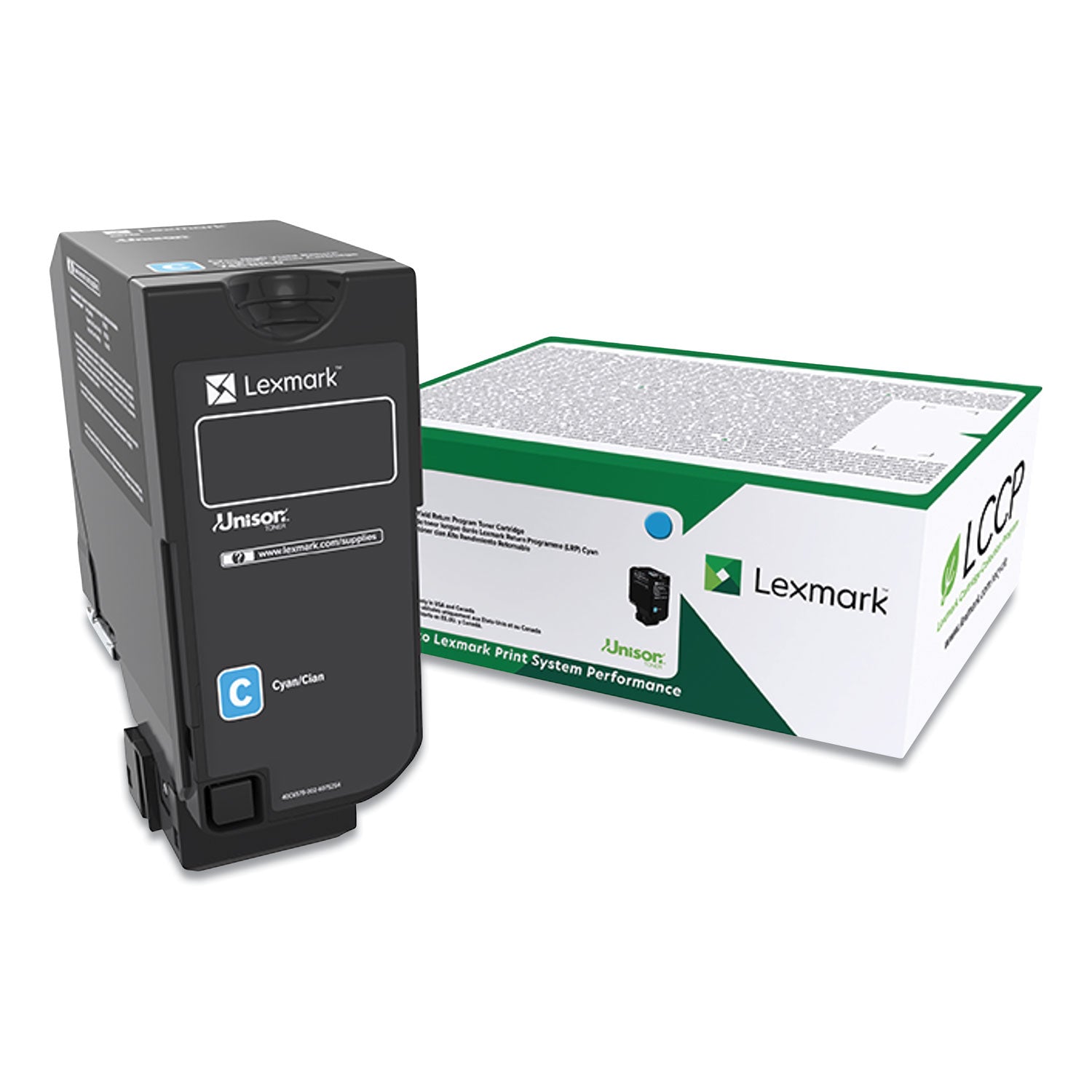 Lexmark 74C00CG Return Program Toner | Cyan