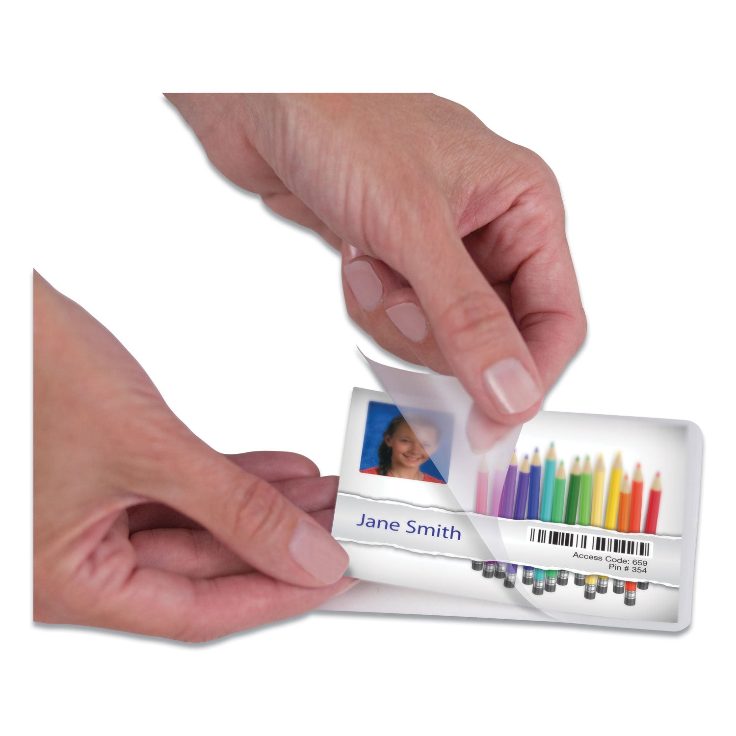 Fellowes® Laminating Pouches, 5 Mil, 3.88" X 2.63", Gloss Clear, 25/pack