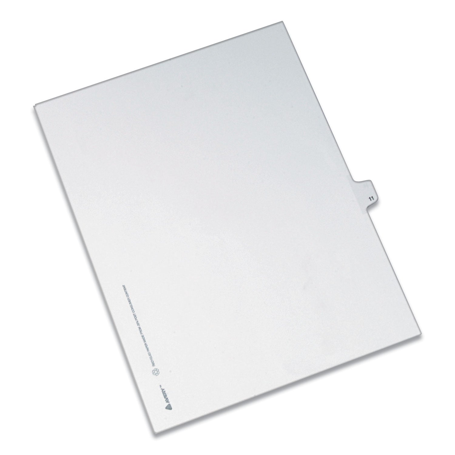 Legal Exhibit Side Tab Index Dividers | 10-Tab
