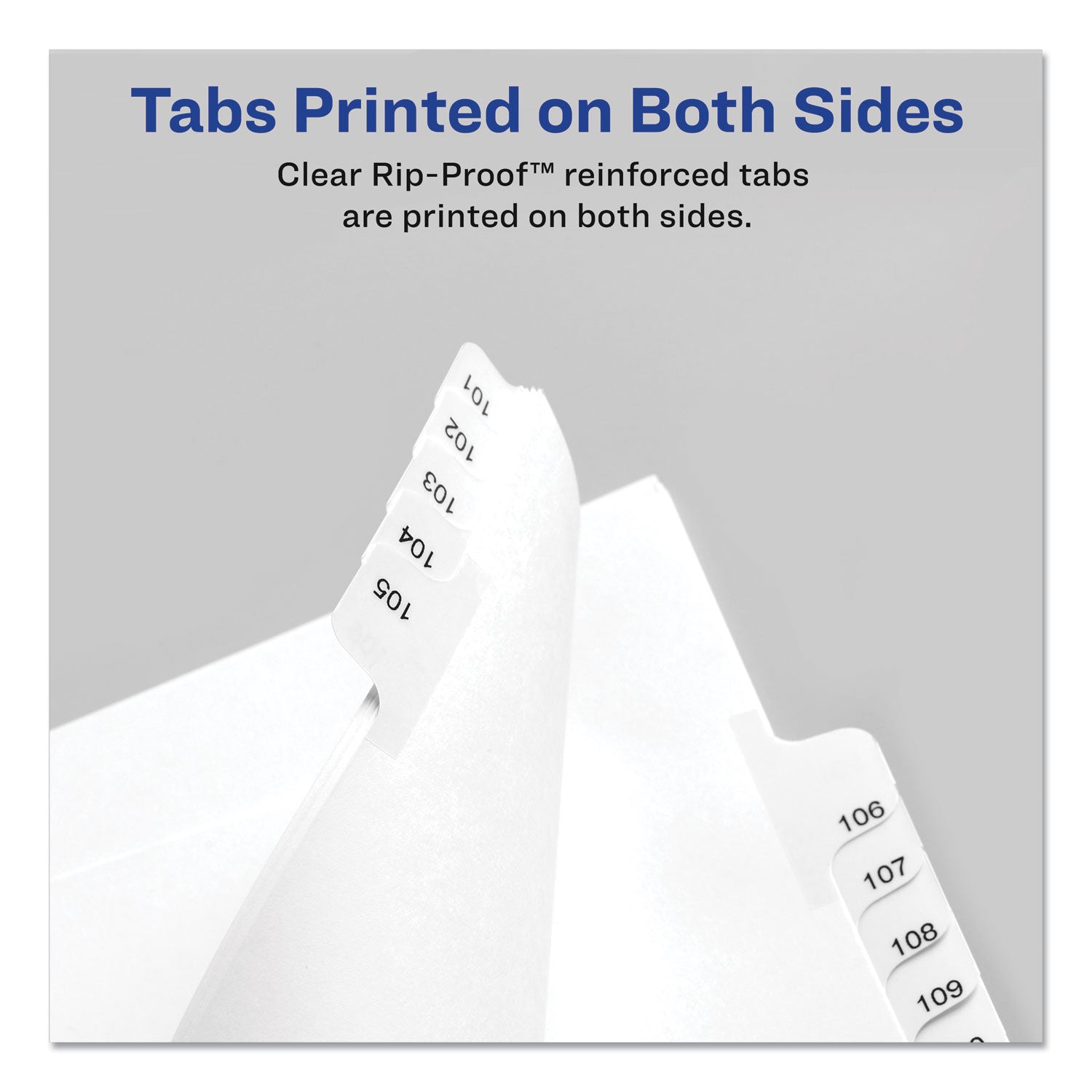 Avery® Preprinted Legal Exhibit Side Tab Index Dividers, Allstate Style, 10-Tab, I To X, 11 X 8.5, White, 1 Set