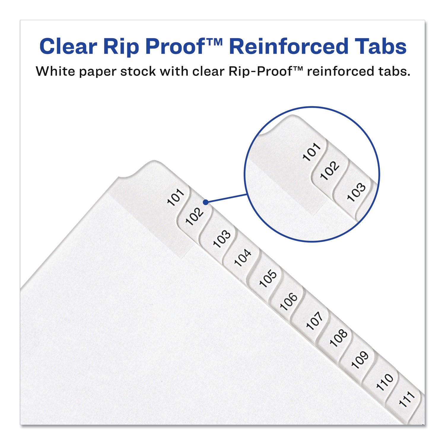 Avery® Preprinted Legal Exhibit Side Tab Index Dividers, Allstate Style, 26-Tab, A To Z, 11 X 8.5, White, 1 Set, (1700)