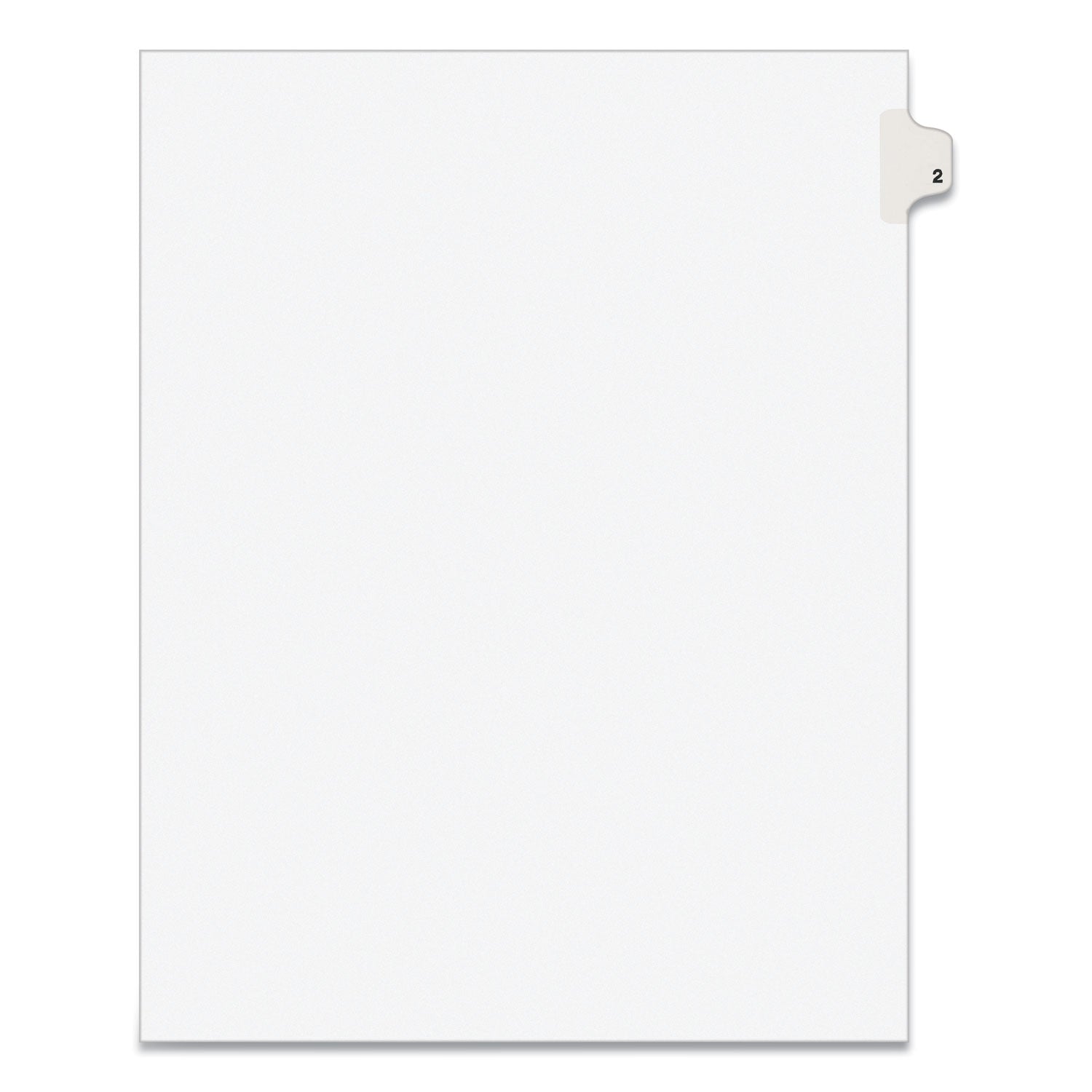 Preprinted Legal Exhibit Side Tab Dividers | 10-Tab