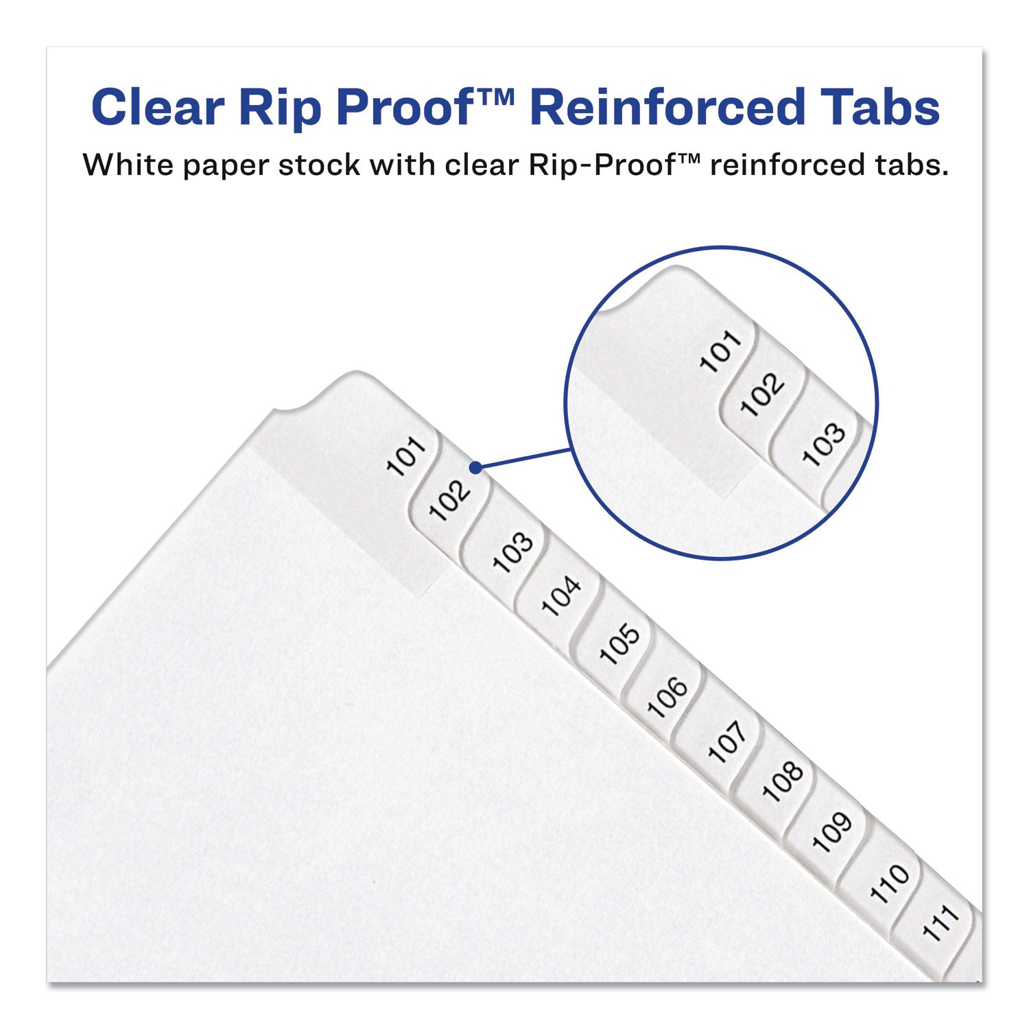 Avery® Preprinted Legal Exhibit Side Tab Index Dividers, Allstate Style, 25-Tab, 126 To 150, 11 X 8.5, White, 1 Set, (1706)