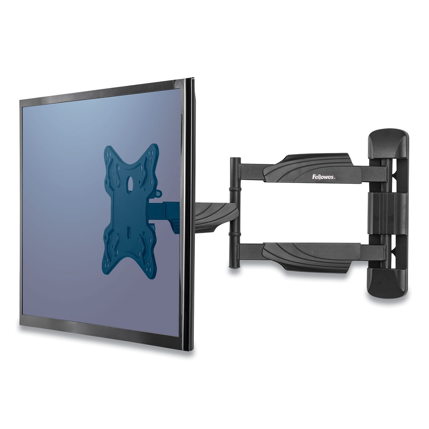 Fellowes® Full Motion Tv Wall Mount, 16.25w X 19.75d X 17.87h, Black