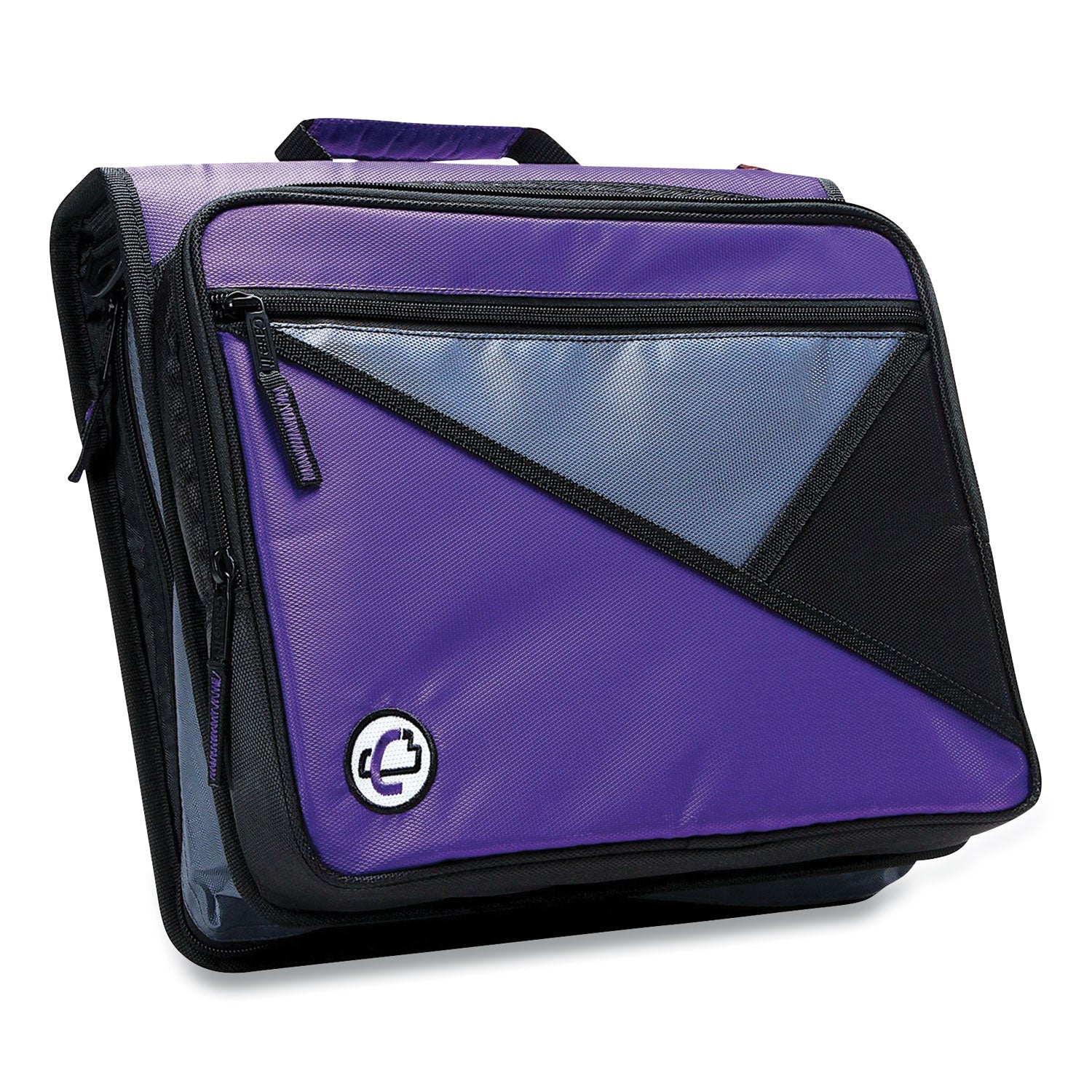 Universal Zipper Binder | Case it™ 2" Purple/Gray