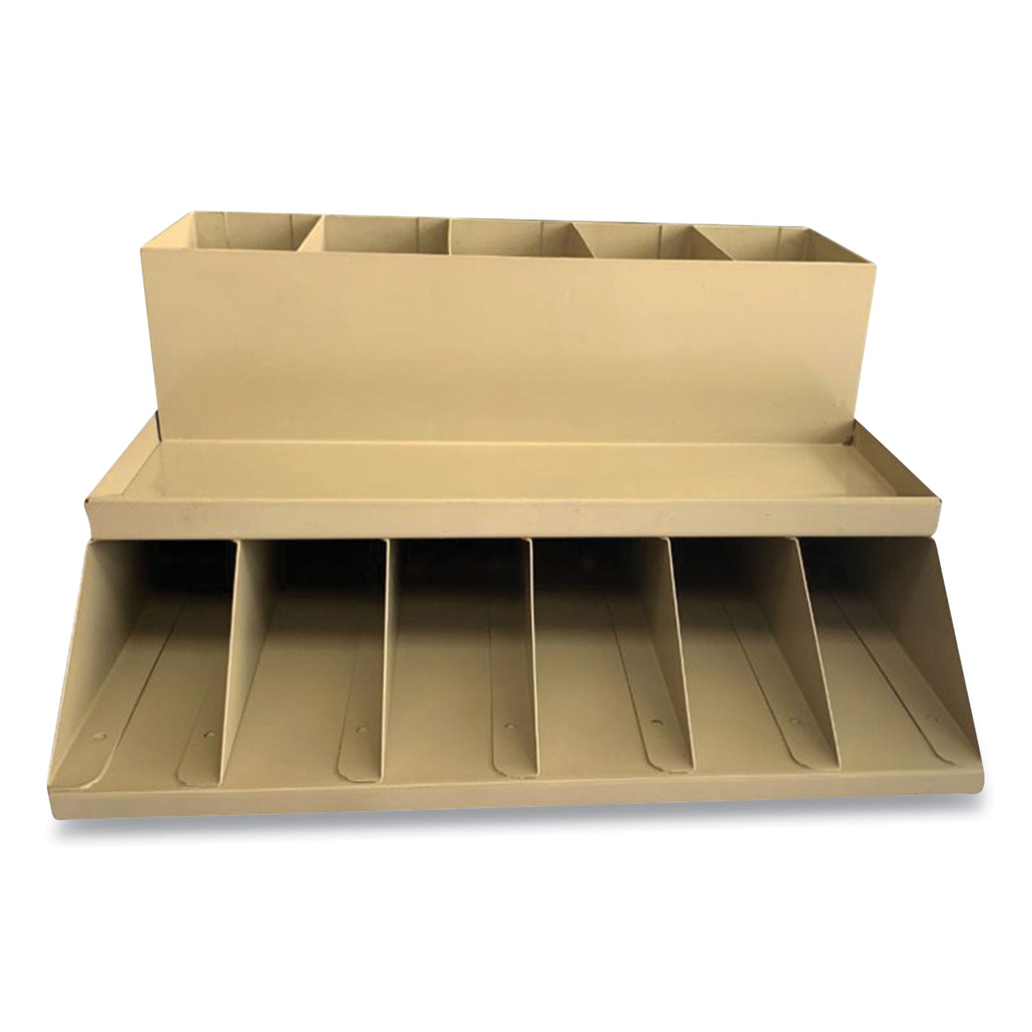 Coin Wrapper & Bill Strap Rack | 2-Tier, 11-Slot