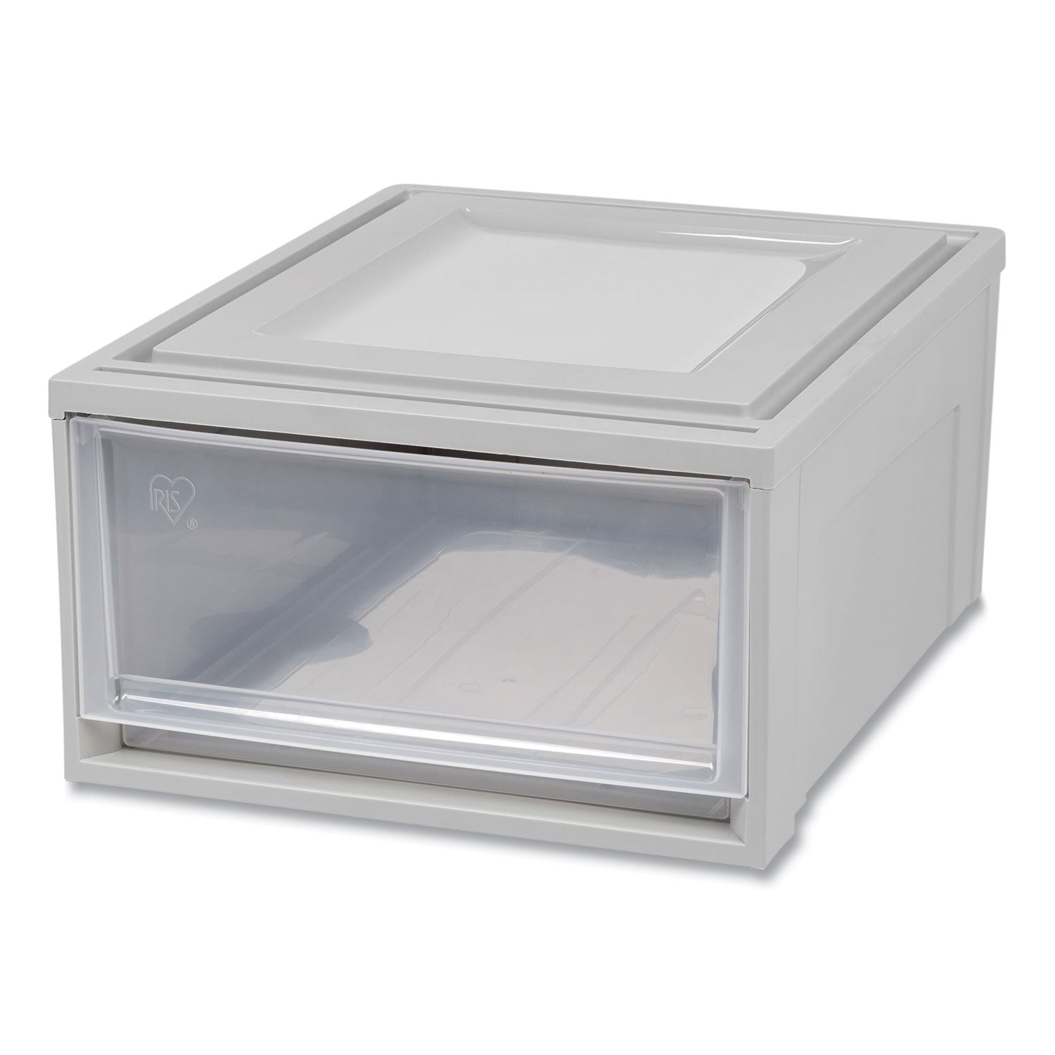 Stackable Storage Drawer | 7.75 Gal, Gray/Frost