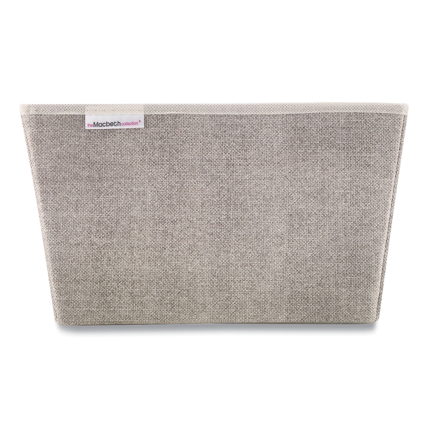 Macbeth Collection® Storage Tote, Medium, 7.5" X 10.8" X 13", Tan