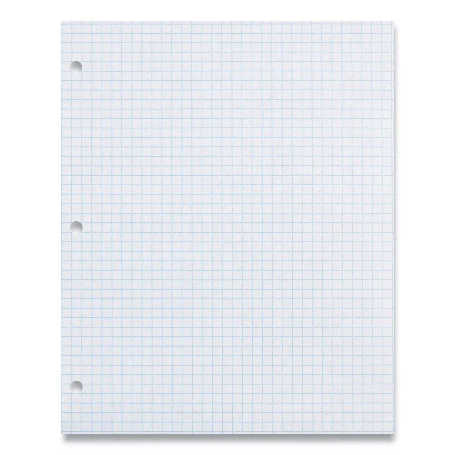 Pacon® Composition Paper, 3-Hole, 8.5 X 11, 1/4", Quadrille: 4 Sq/in, 500/pack
