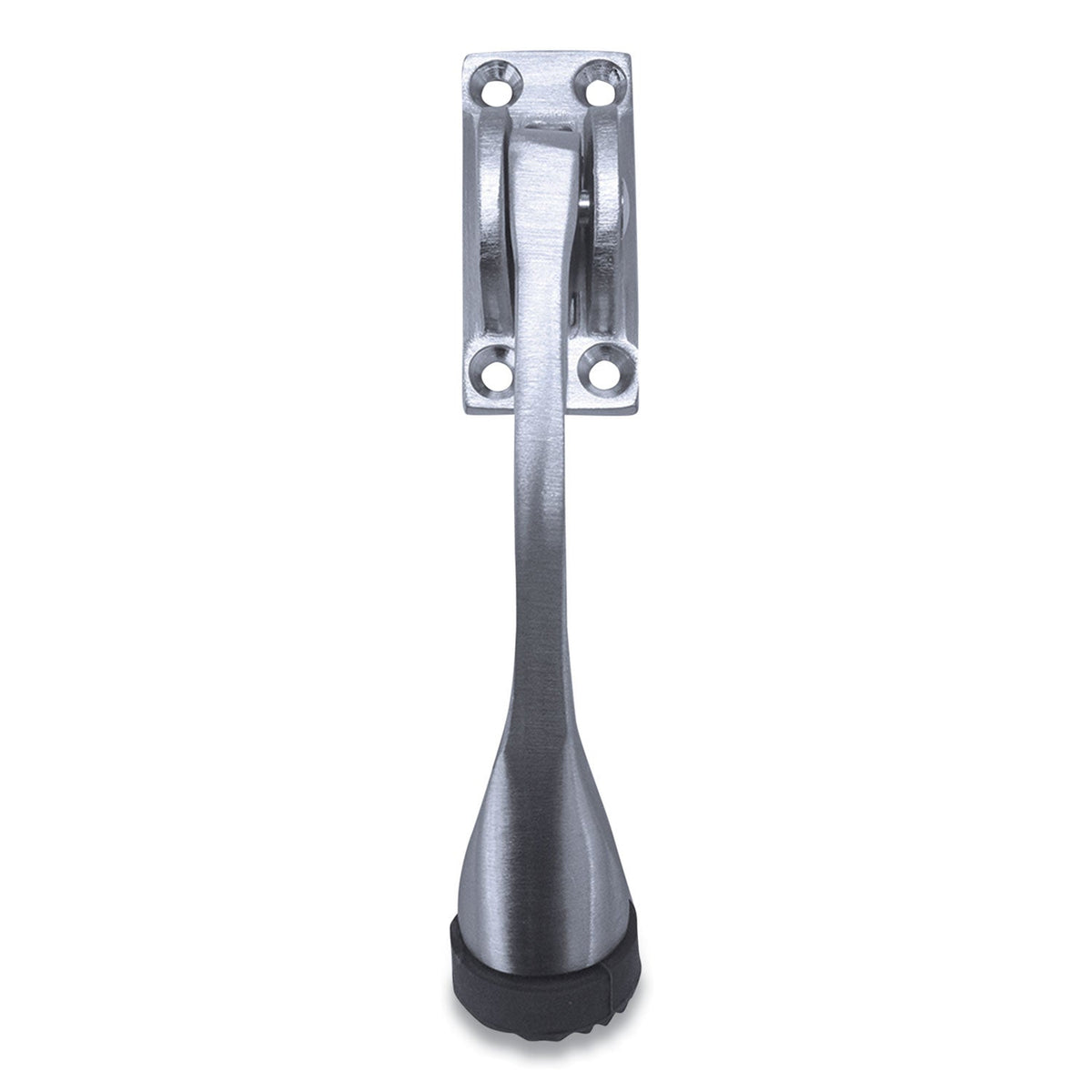 Hinged Kick-Down Door Stop | Satin Chrome
