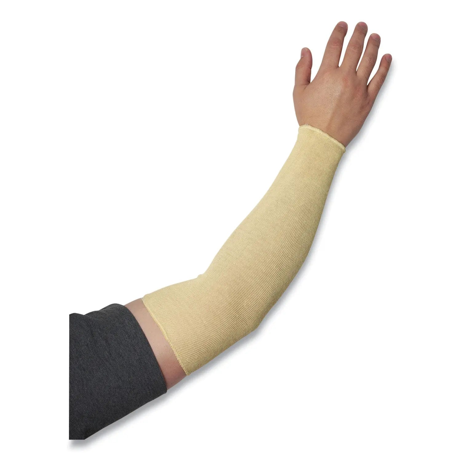 KutGard® Knitted Kevlar Sleeve, 2-Ply, 18", Tan - Bloom Skins