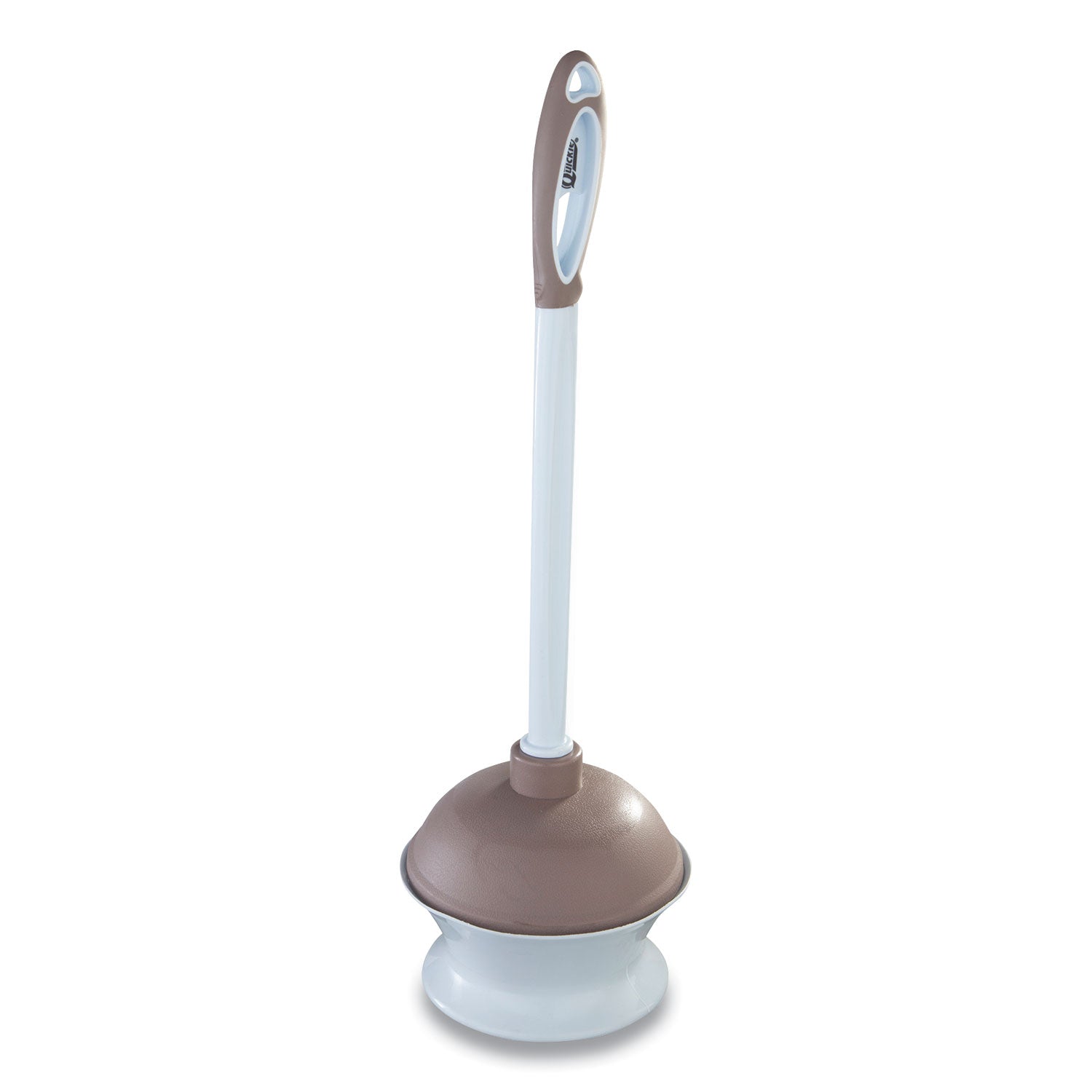 Quickie Toilet Plunger And Caddy with Microban