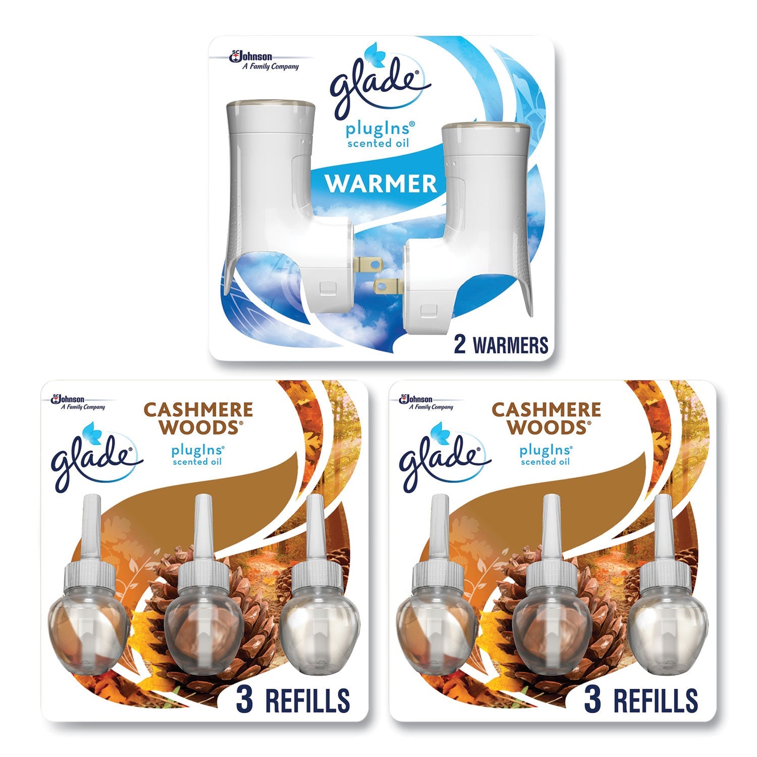 Scented Oil | Glade® Plugin Cashmere Woods Kit