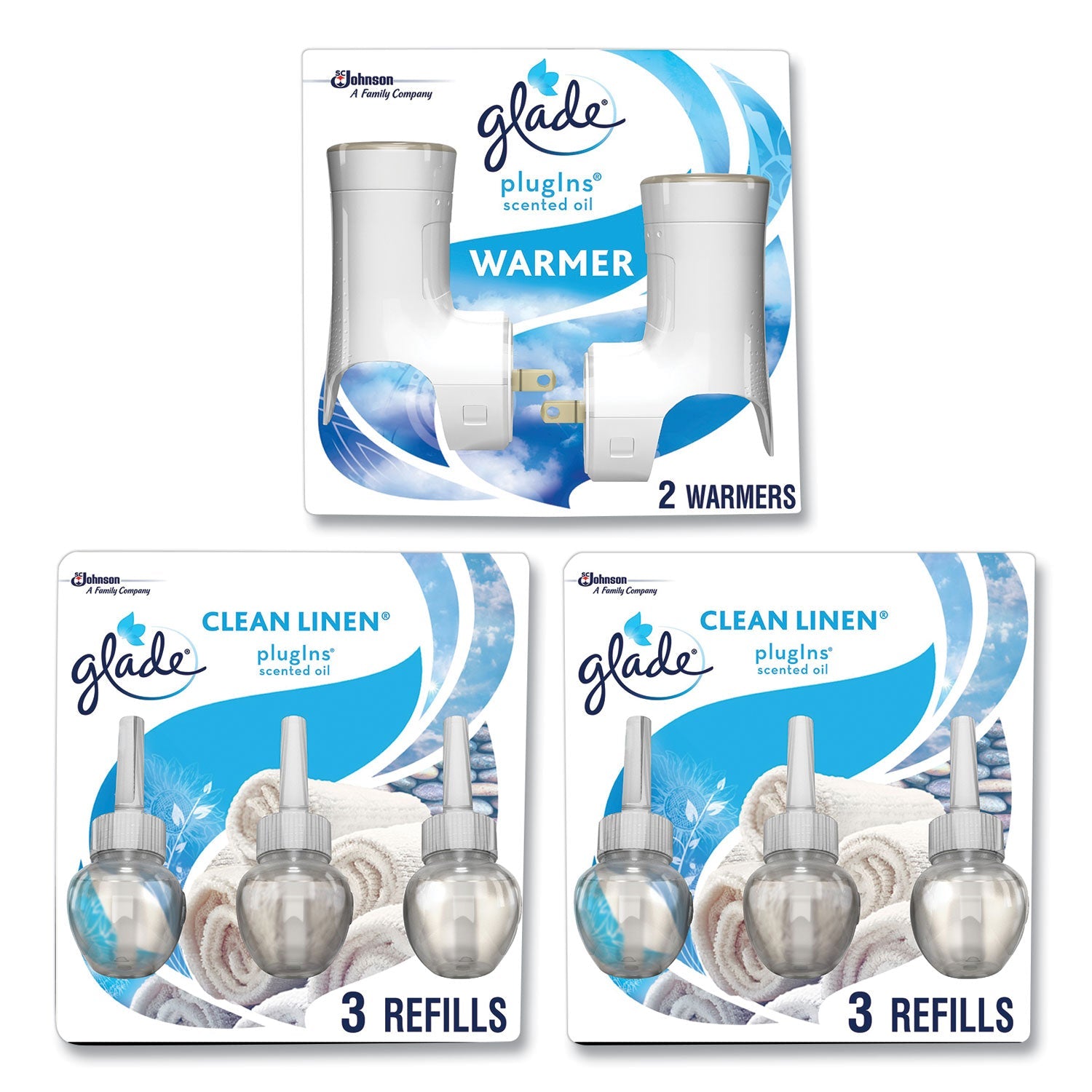 Scented Oil | Glade® Plugin Clean Linen Starter Kit