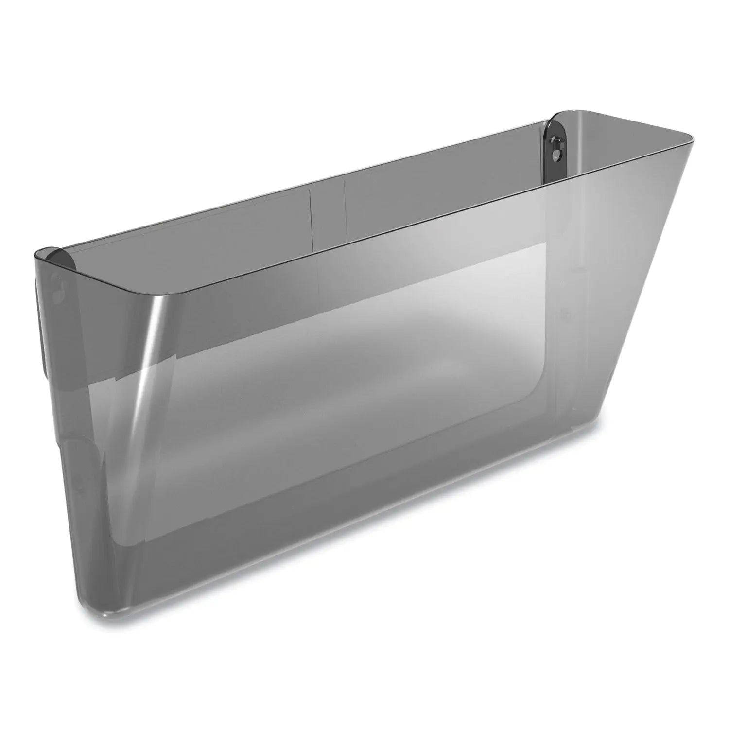 TRU RED™ Unbreakable Plastic Wall File, Legal Size, 15.4" x 4" x 7.6", Smoke