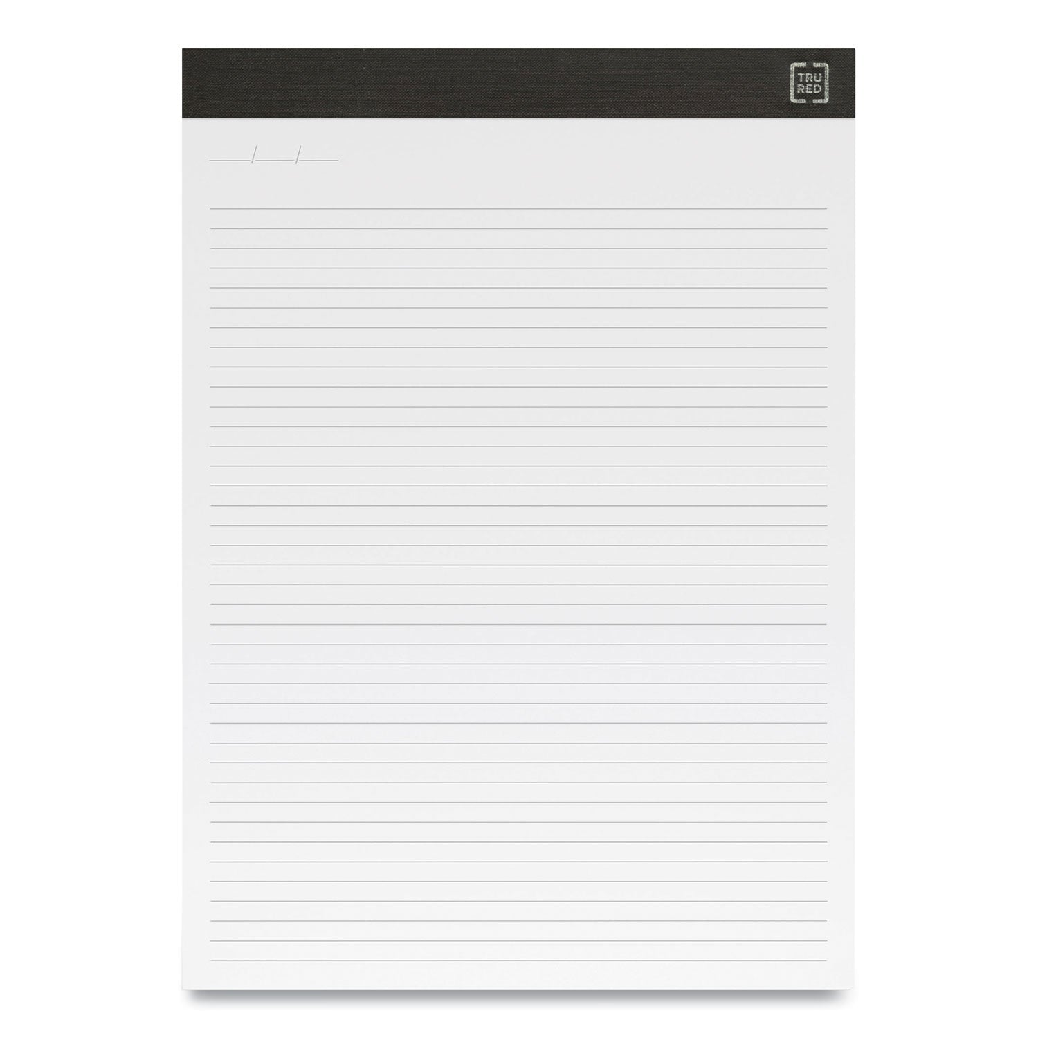 TRU RED™ Notepads, Narrow Rule, 50 White 8.5 X 11.75 Sheets, 12/pack