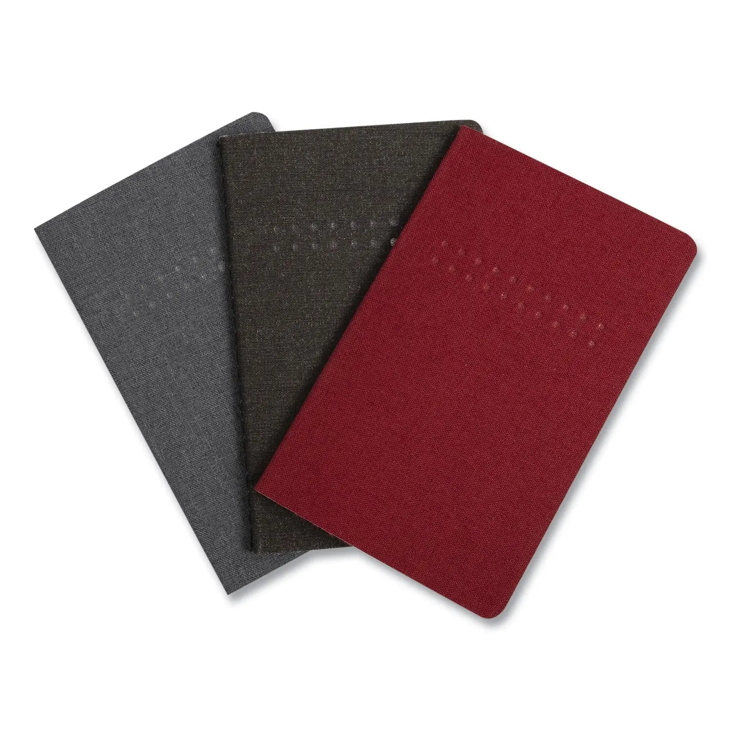 TRU RED™ Pocket Journal, 1-Subject, Dotted Rule, Assorted Cover Colors, (48) 3.5 x 5.5 Sheets, 3/Pack
