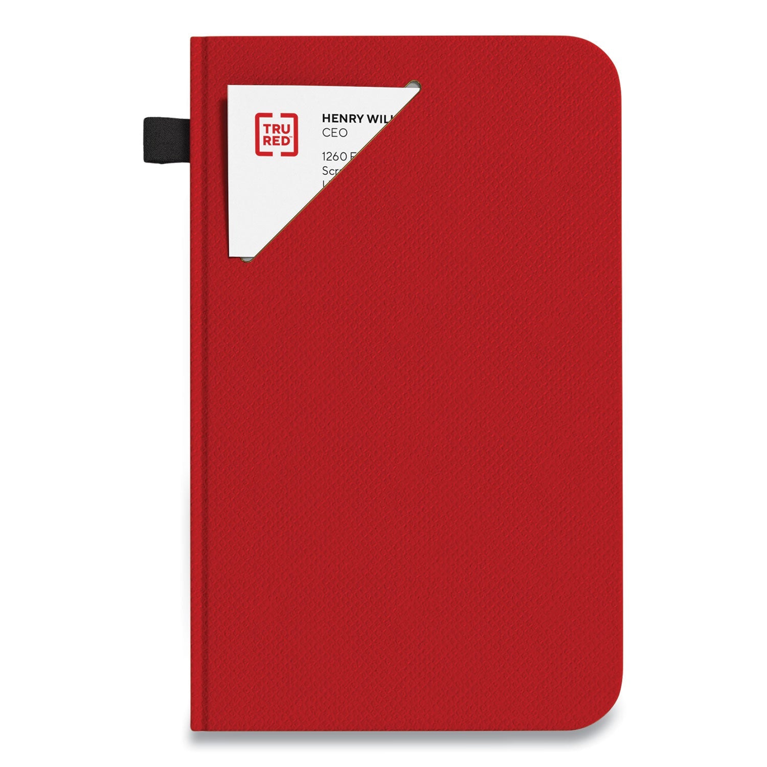 TRU RED™ Medium Starter Journal, 1-Subject, Narrow Rule, Red Cover, (192) 8 x 5 Sheets