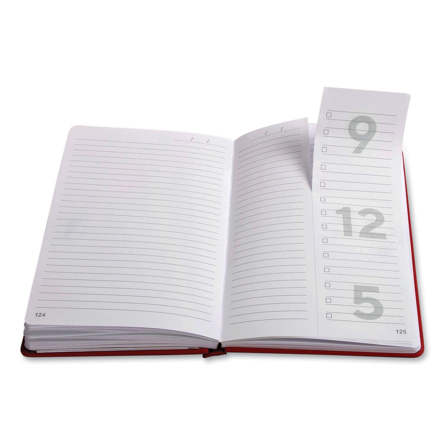 TRU RED™ Medium Starter Journal, 1-Subject, Narrow Rule, Red Cover, (192) 8 x 5 Sheets