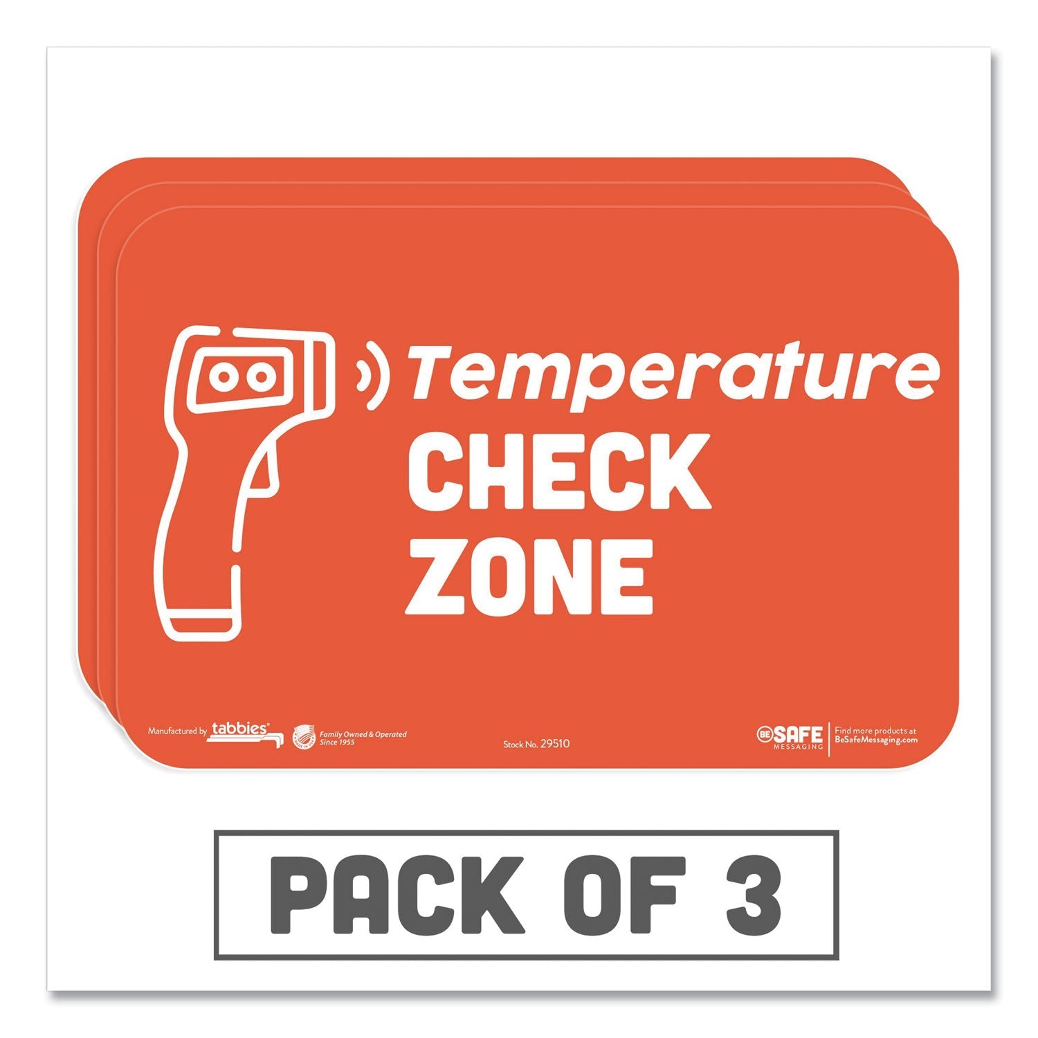 BeSafe Education Wall Signs | Tabbies® 3-Pack