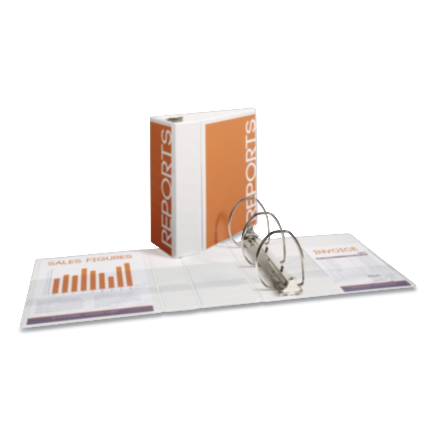 Avery® Durable View Binder With Durahinge And Ezd Rings, 3 Rings, 5" Capacity, 11 X 8.5, White, (9901)