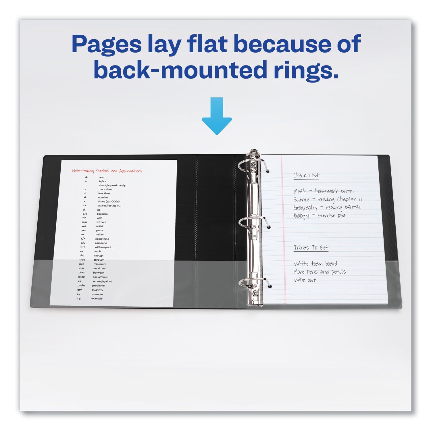 Avery® Durable Non-View Binder With Durahinge And Slant Rings, 3 Rings, 3" Capacity, 11 X 8.5, Green