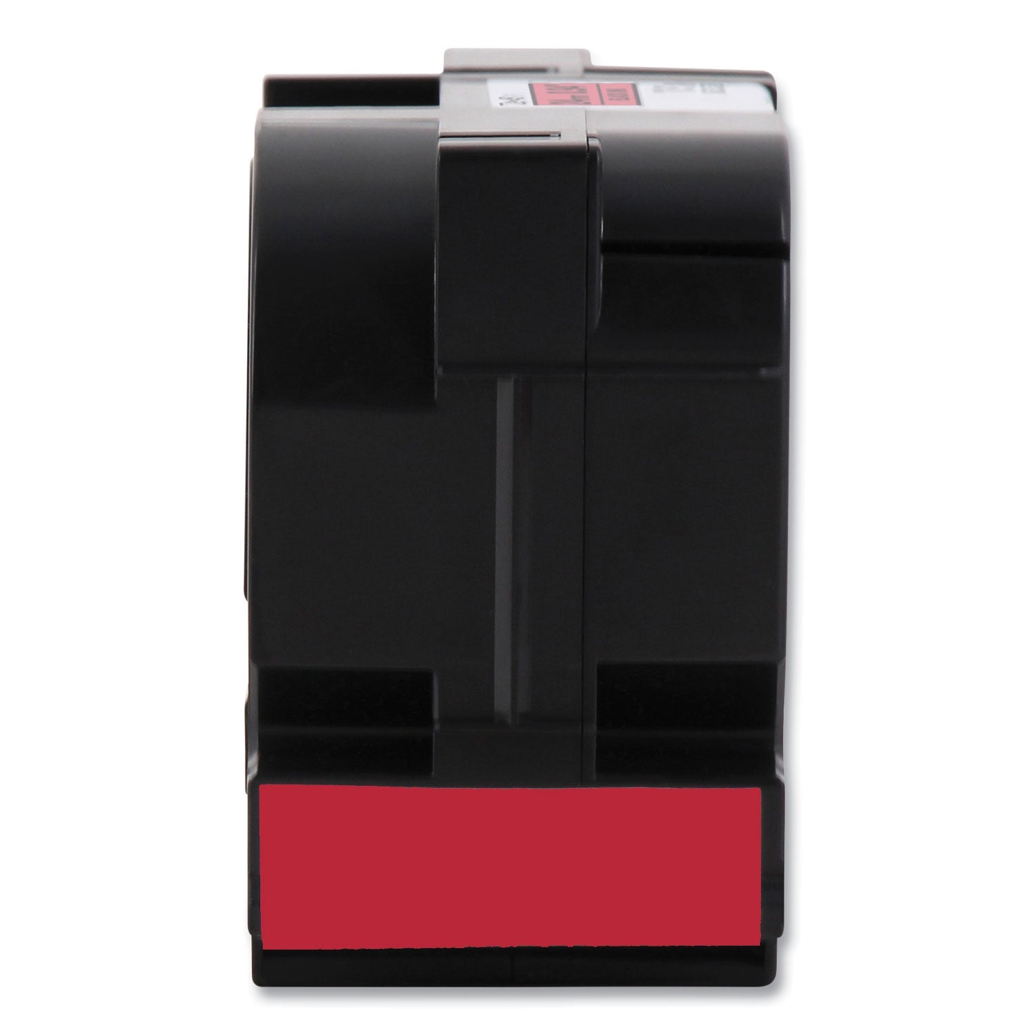 Brother P-Touch® Tze Standard Adhesive Laminated Labeling Tape, 1.4" X 26.2 Ft, Black On Red