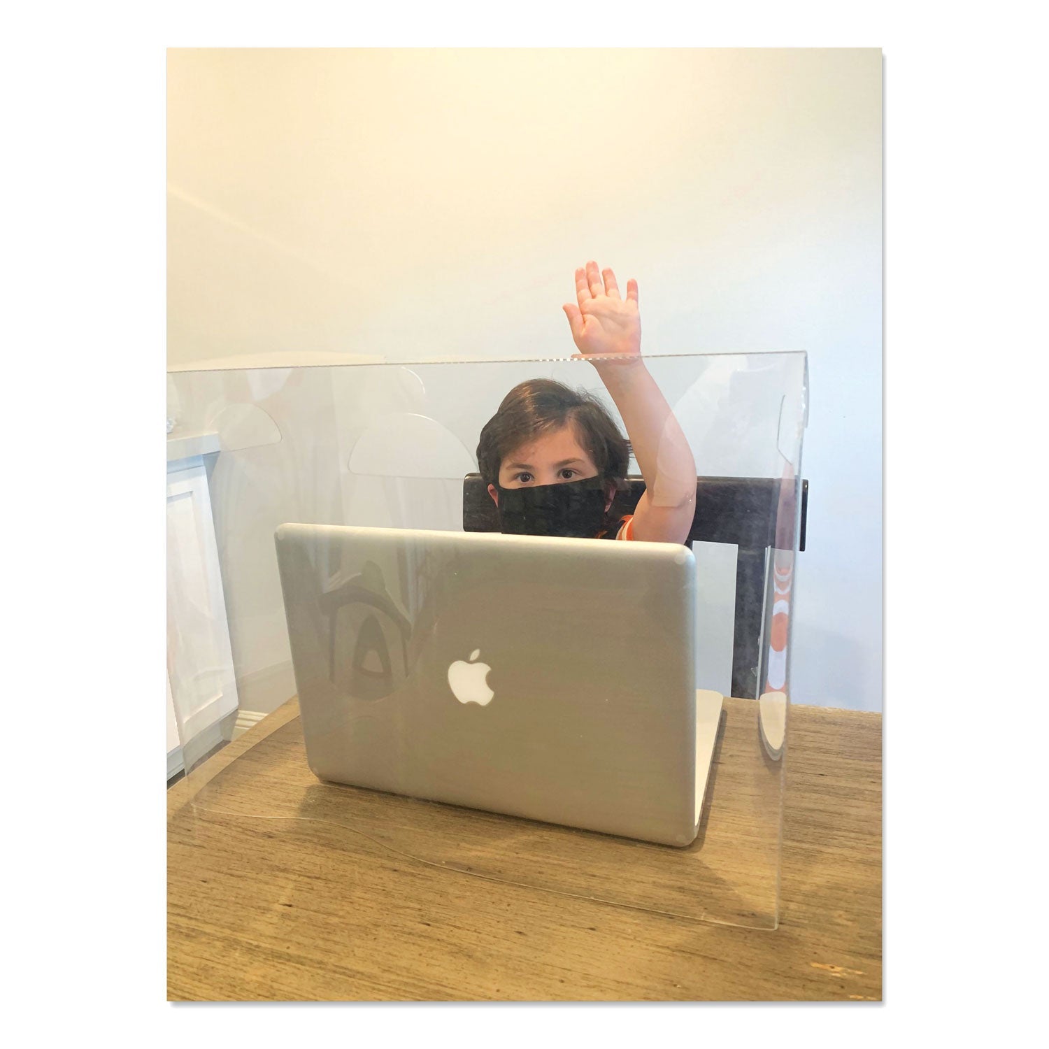 Personal Space Crystal Clear Desk Dividers