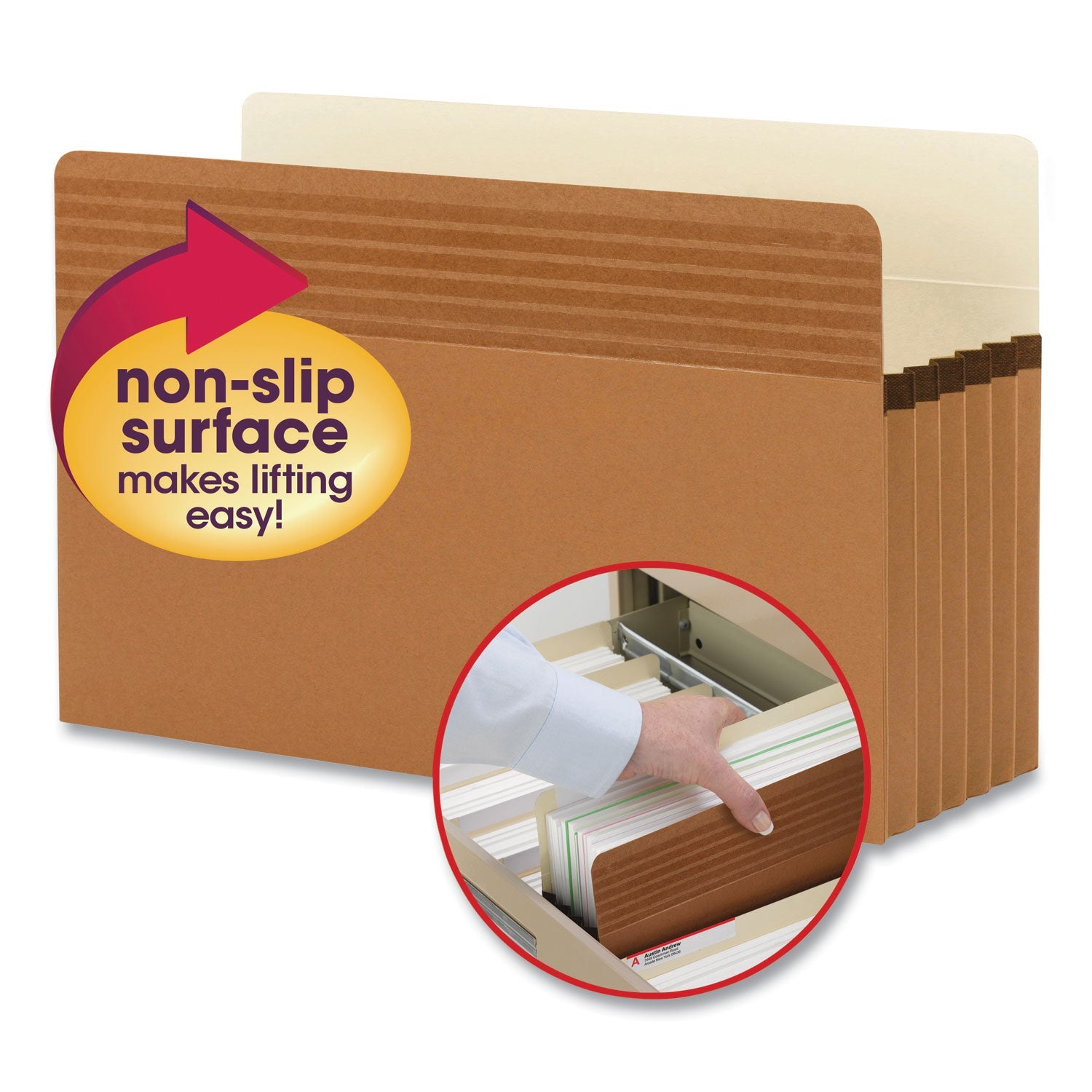Easy Grip Pockets | 5.25" Expansion | 10/Box