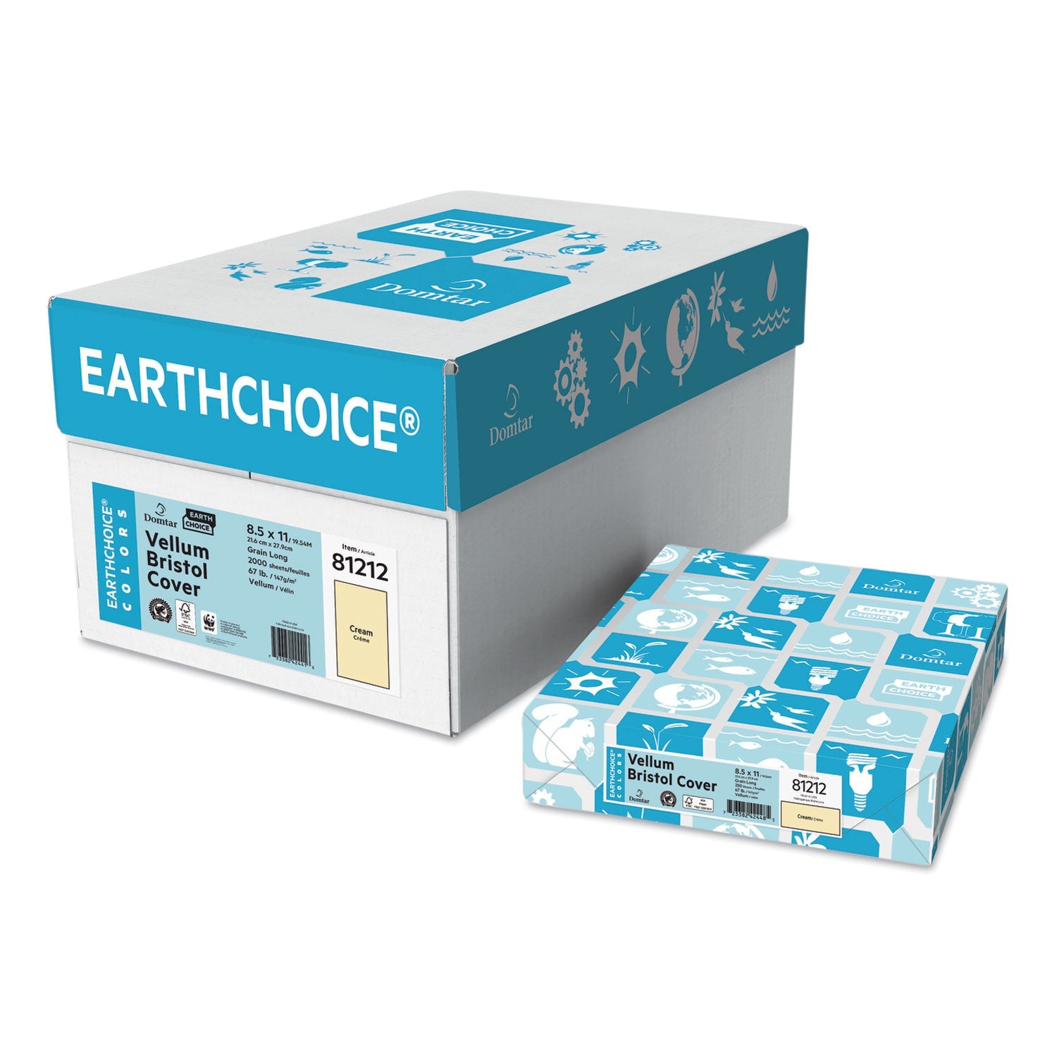 Domtar Cream Cover Stock | 67 lb 250/Pack