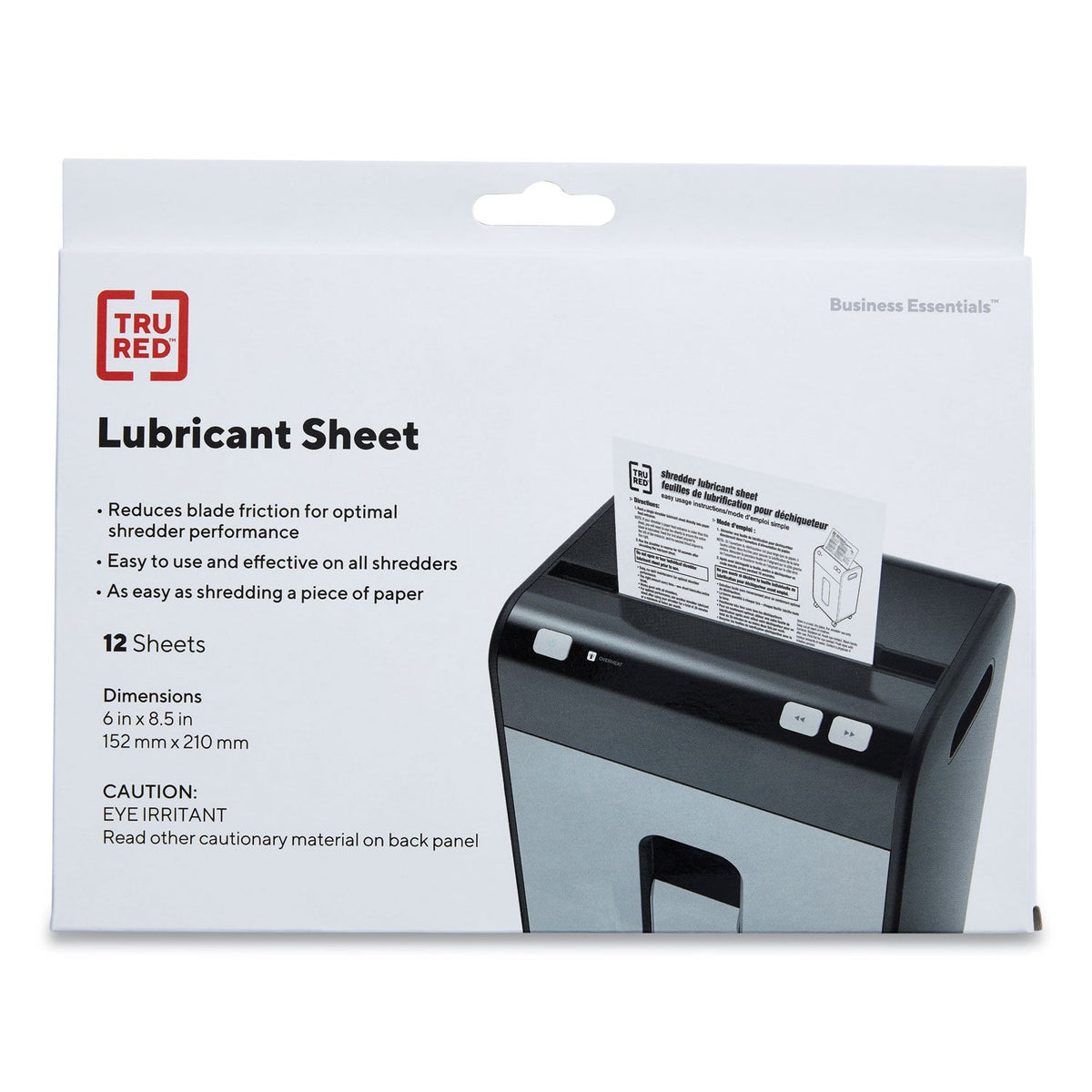 TRU RED™ Shredder Lubricant Sheets, 8.5 x 6, 24 Sheets/Pack - Bloom Skins