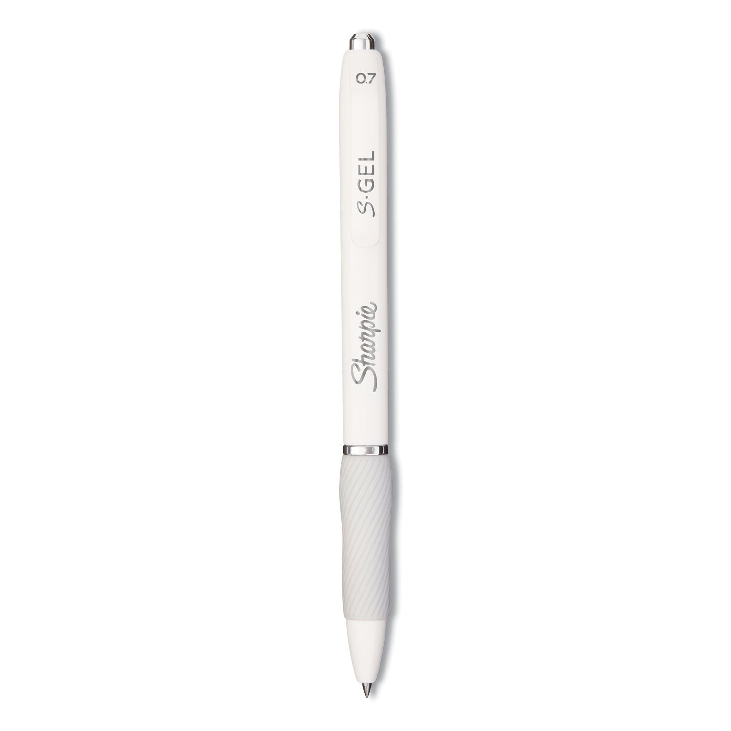 S-Gel Fashion Barrel Gel Pen | Pearl White Dozen